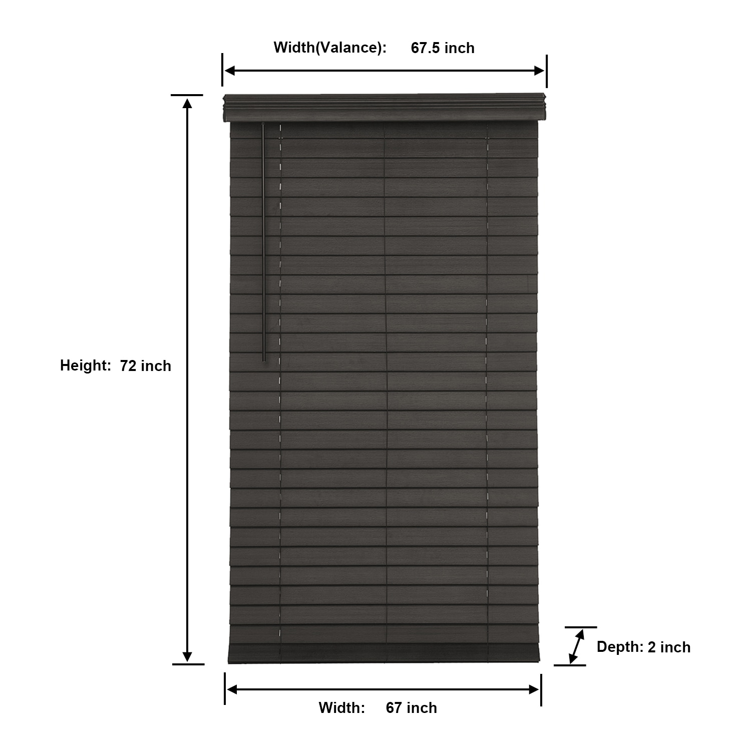 allen + roth DFHSD7272-67 blinds - View #7