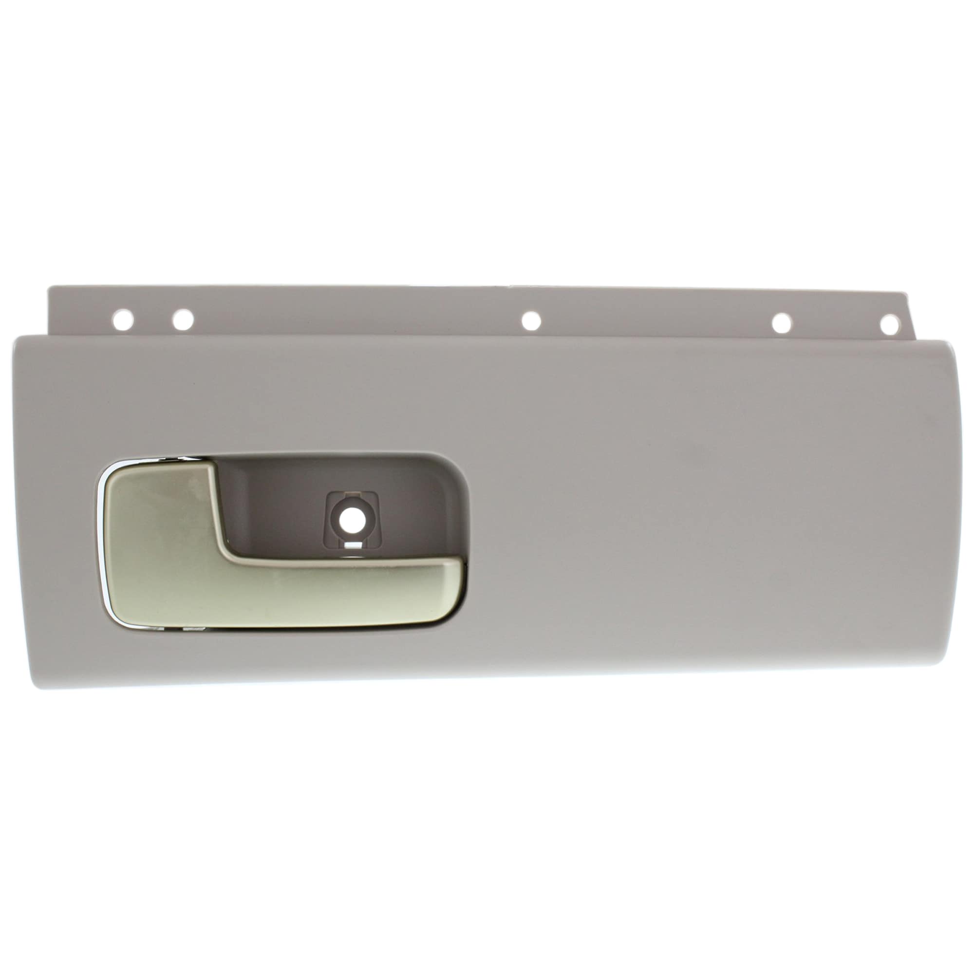 Interior Door Handle Compatible with 2003-2011 Lincoln Town Car Rear- Driver Side Beige Bezel with Chrome/Gold Lever