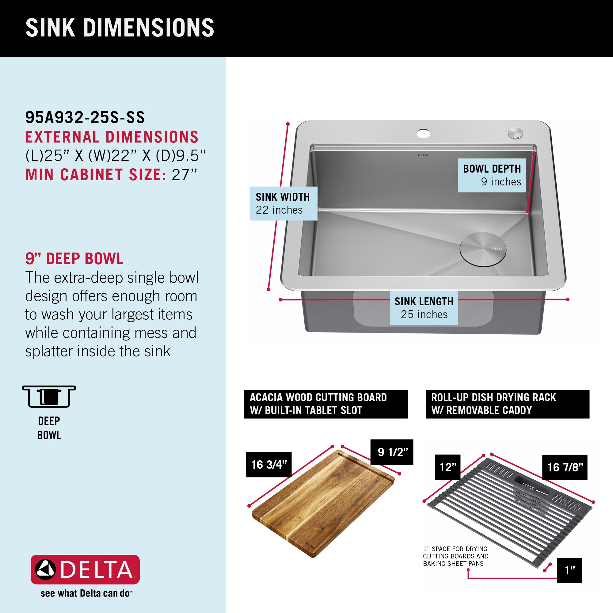 Delta 95A932-25S-SS Kitchen-Sinks - View #6