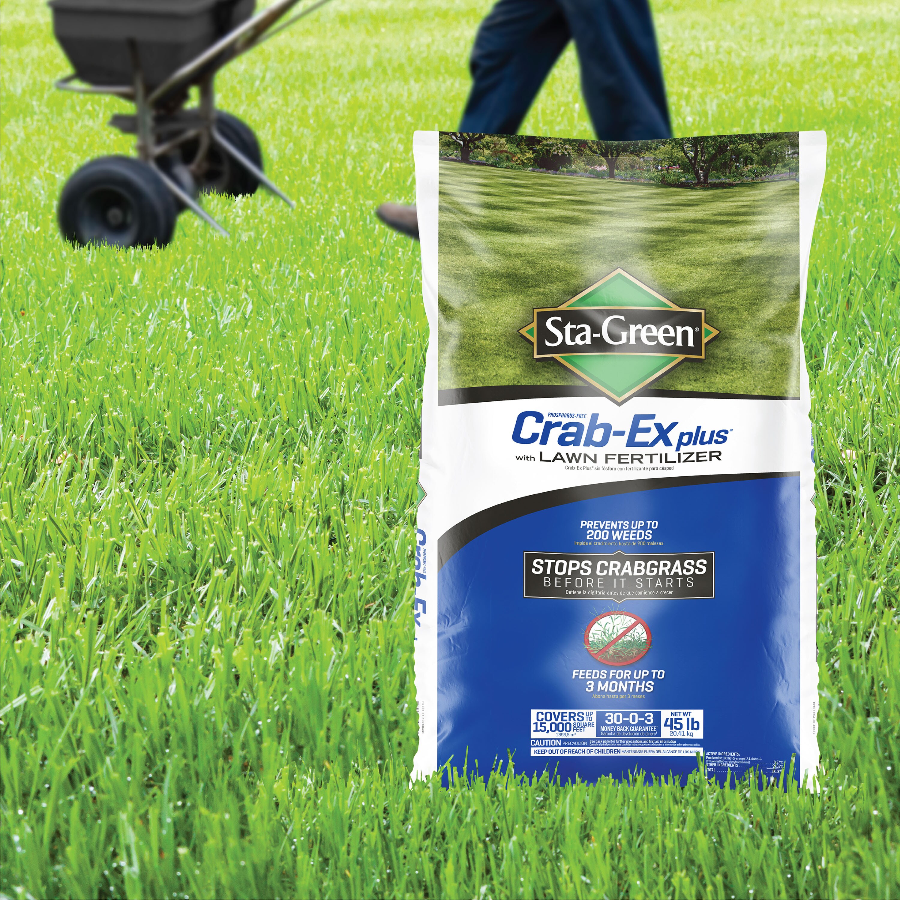 sta-green-45-lb-15000-sq-ft-pre-emergent-crabgrass-control-in-the-weed