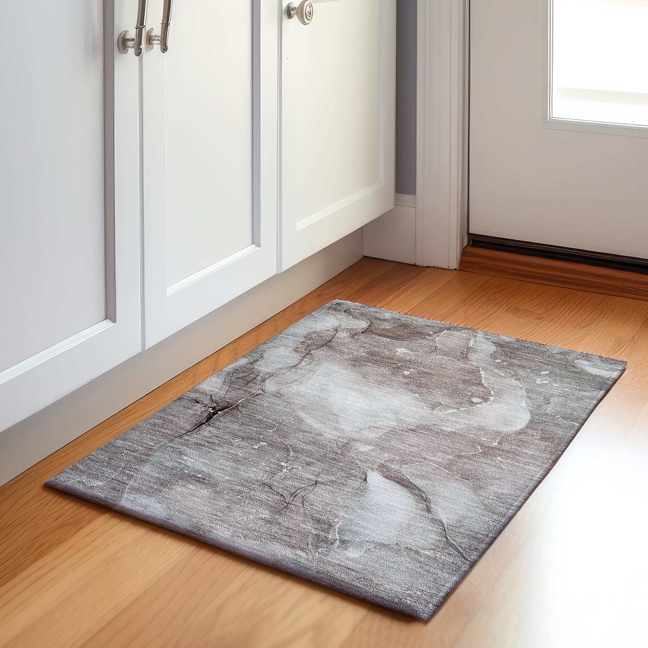 Addison Rugs AMF536TE2X8 Mayfield AMF536TE 2 x 7 (ft) Loomed Polyester Teal Rectangular Indoor Geometric Machine washable Area rug