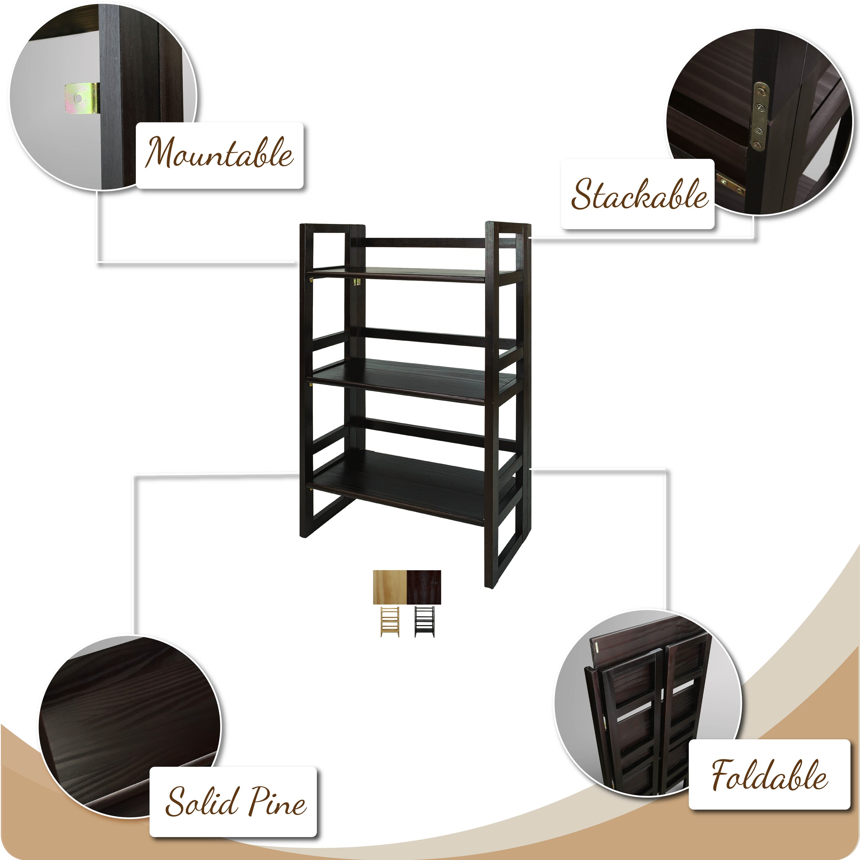 Casual Home 331-80 bookcases - View #15