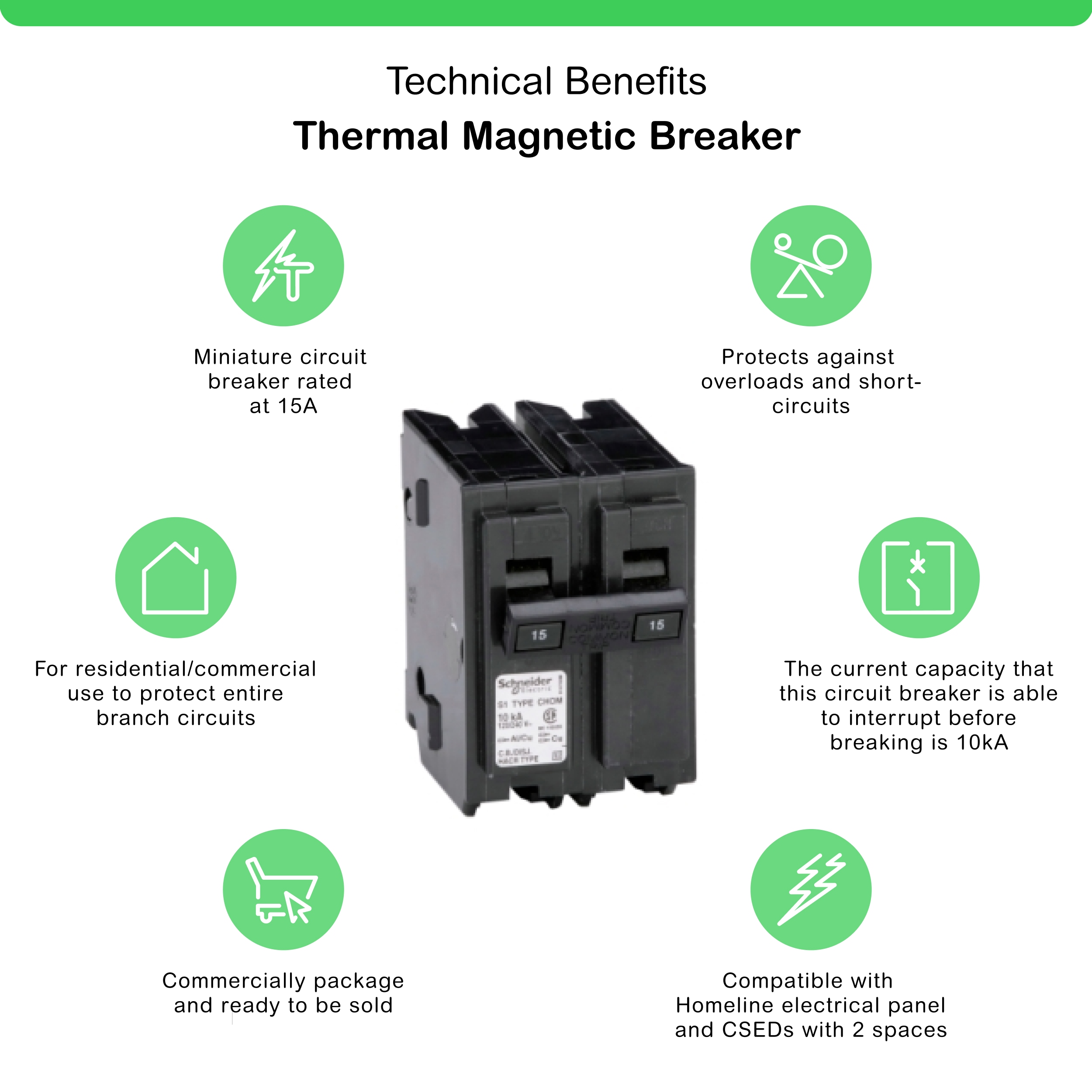 Square D HOM215CP Circuit-Breakers - View #3