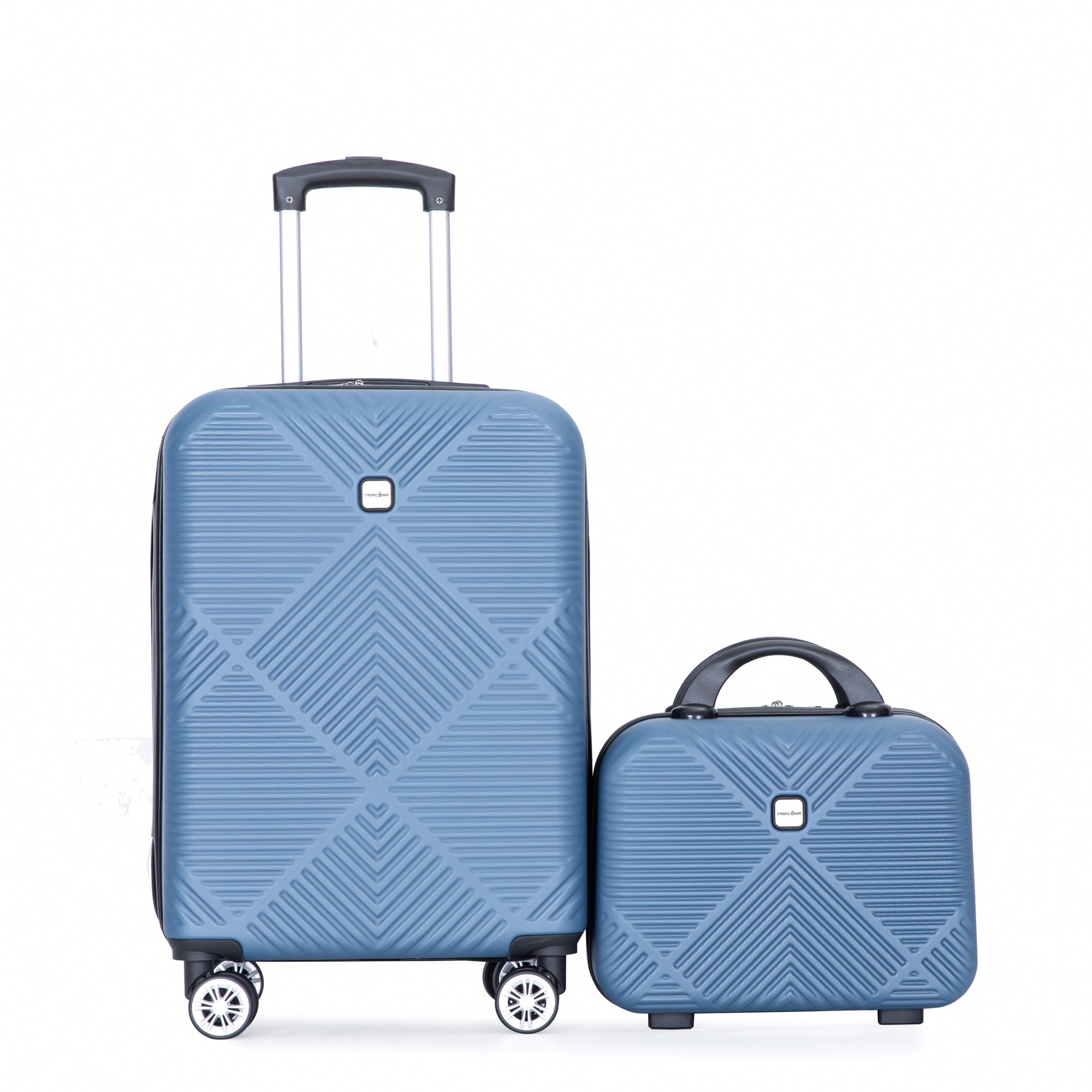 SINOFURN SYD9400017BL 14.3x8.6x21 Blue Plastic Hardshell Suitcase set 2 -Bag