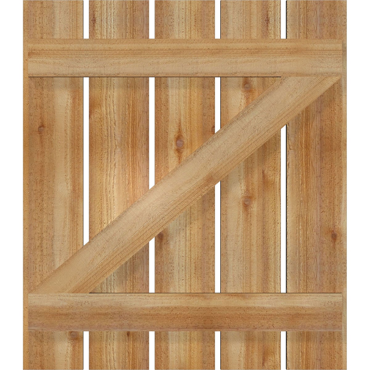 Ekena Millwork RBS06Z29X033RWR Exterior-Shutters - View #5