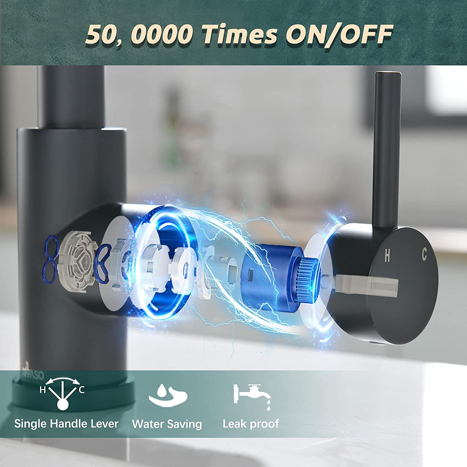 APPASO APS209MB Kitchen-Faucets - View #7
