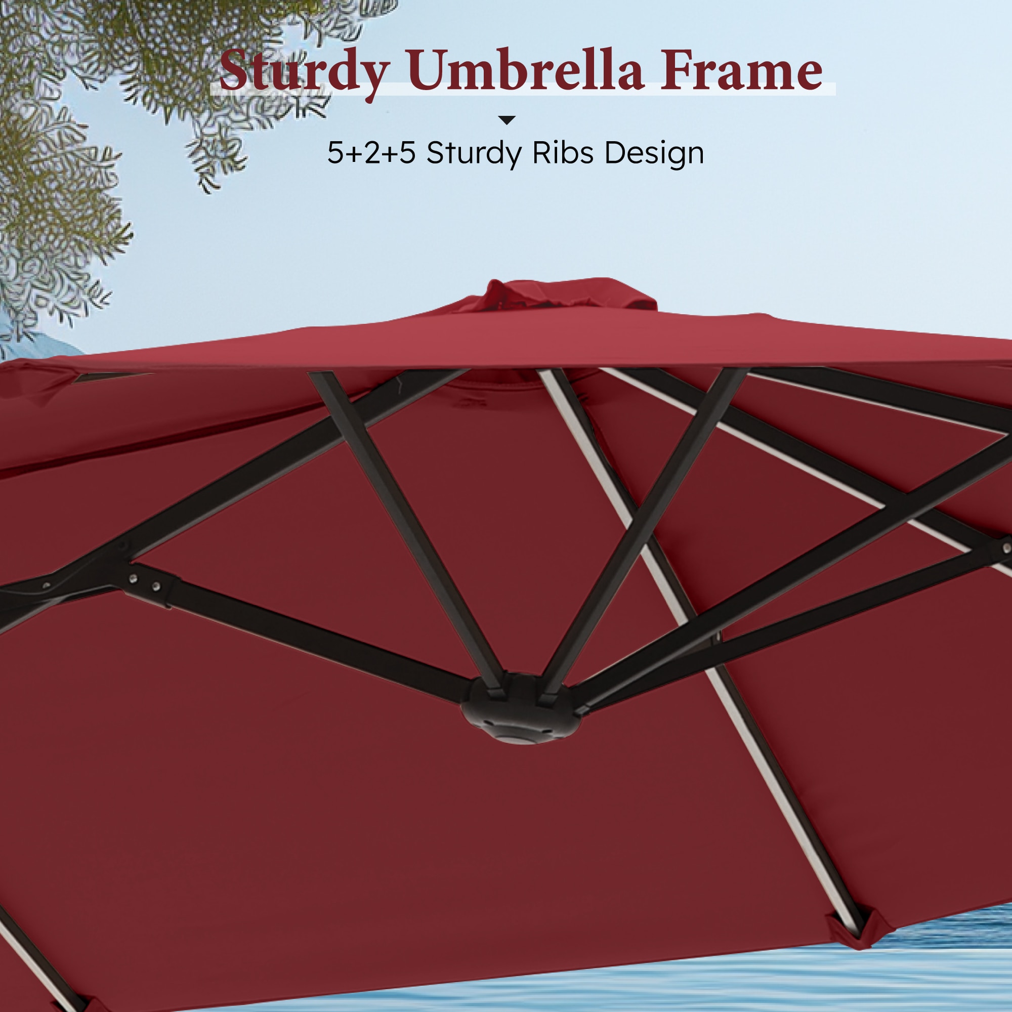 Sunshine Valley E02GM029-R Umbrellas-2 - View #5