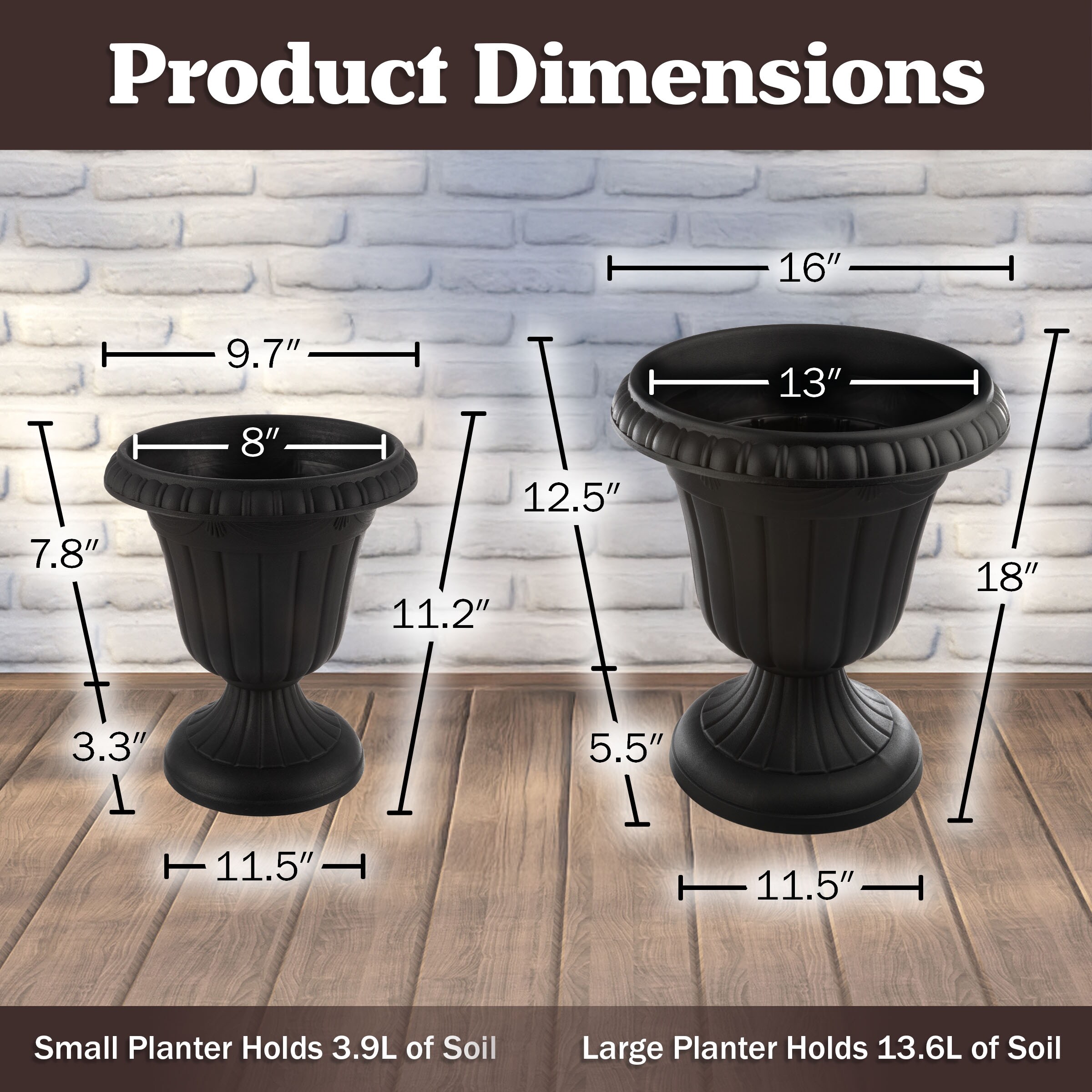Pure Garden 50-LG1432 Planter-Window-Box - View #6