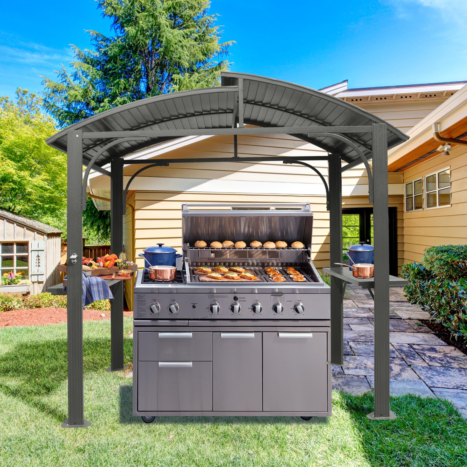 Mondawe MD-CPL-00074 Wood-Resin-Gazebos - View #2
