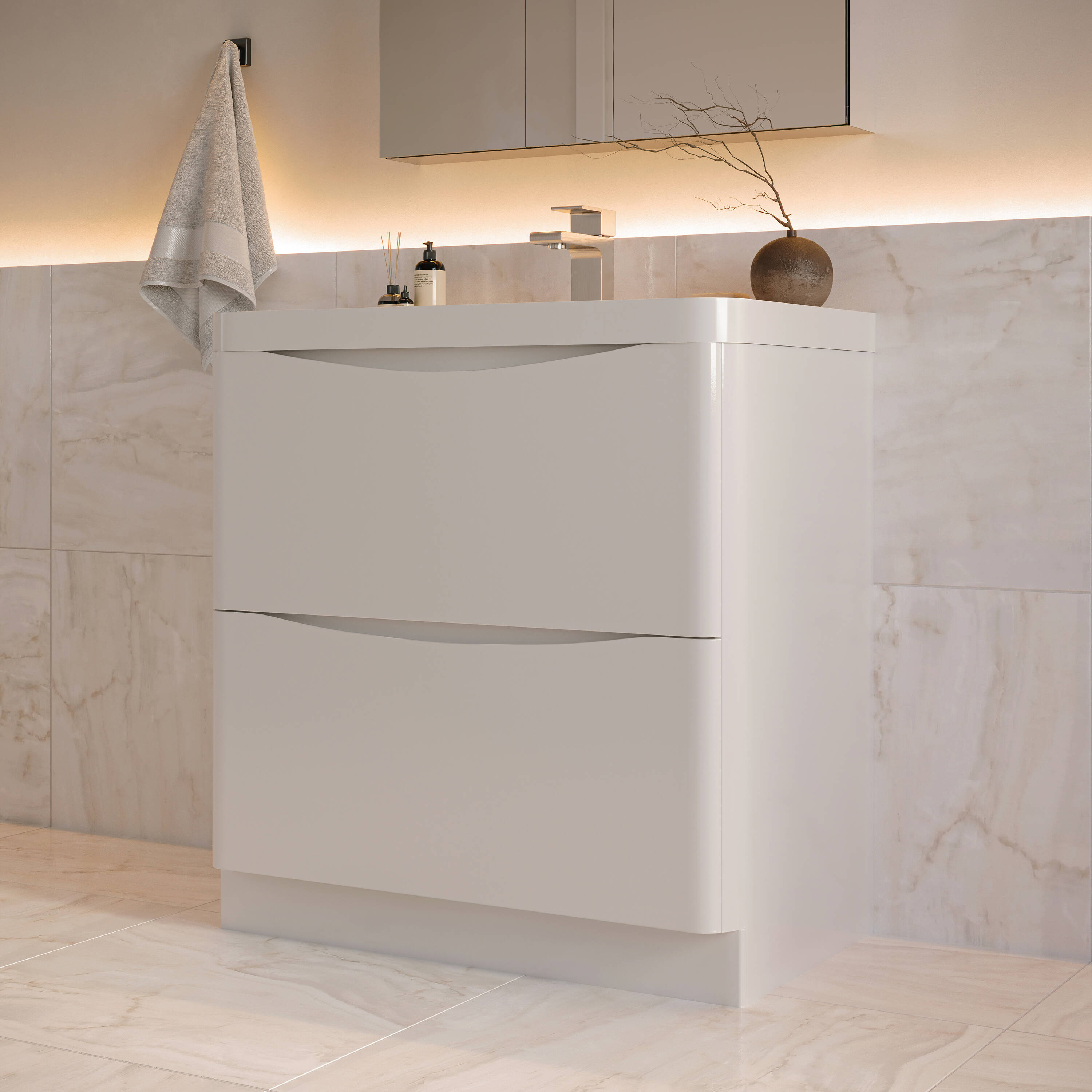 Fresca FVN9132WH Bath-Vanity-Combo - View #5