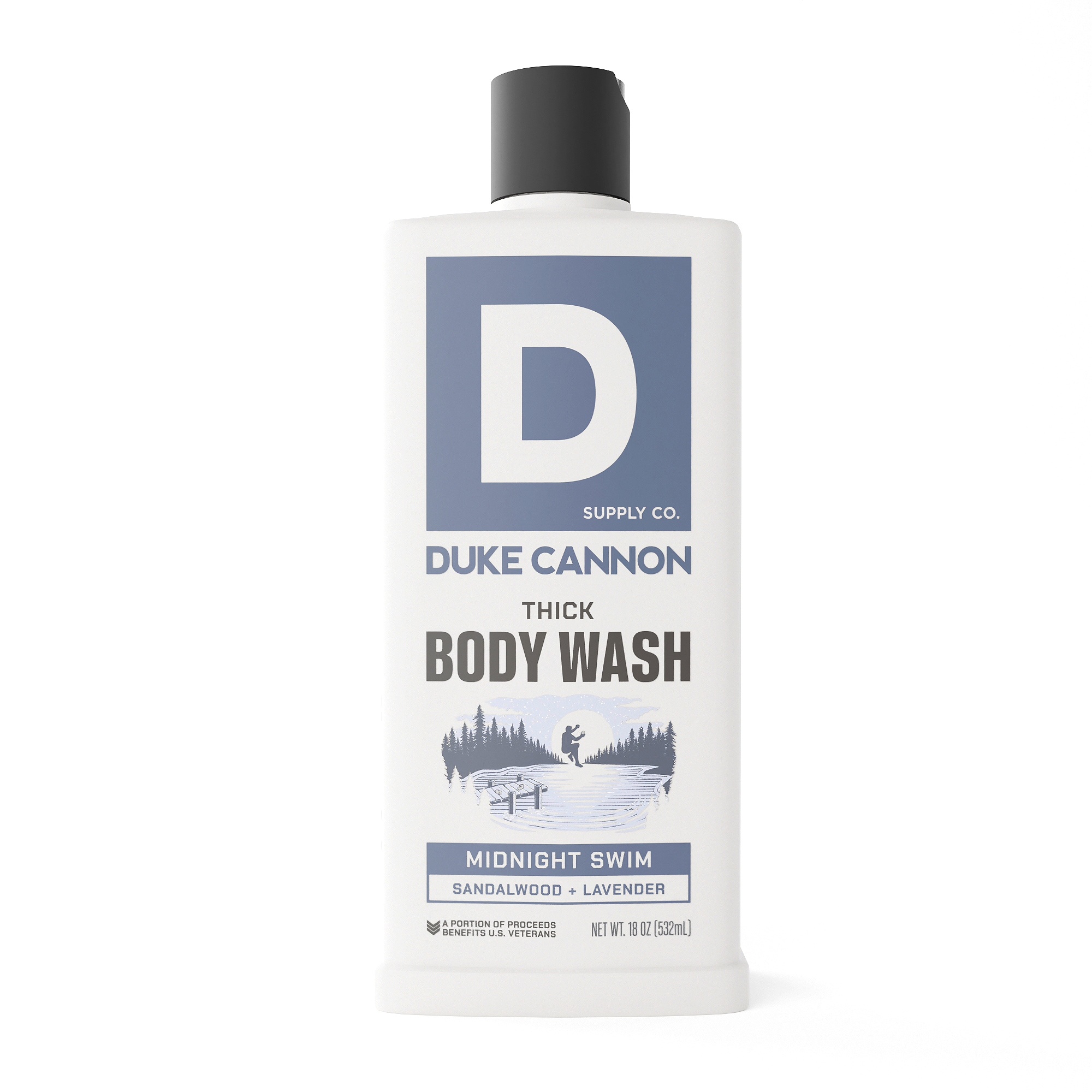 Duke Cannon Supply Co. BWTH-MNTS18 THICK Body Wash - Midnight Swim 18oz