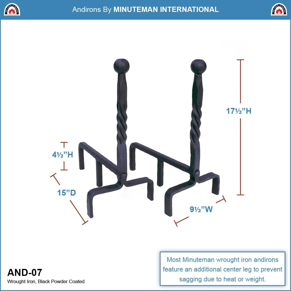 Minuteman International AND-07 Fireplace-Tools - View #4