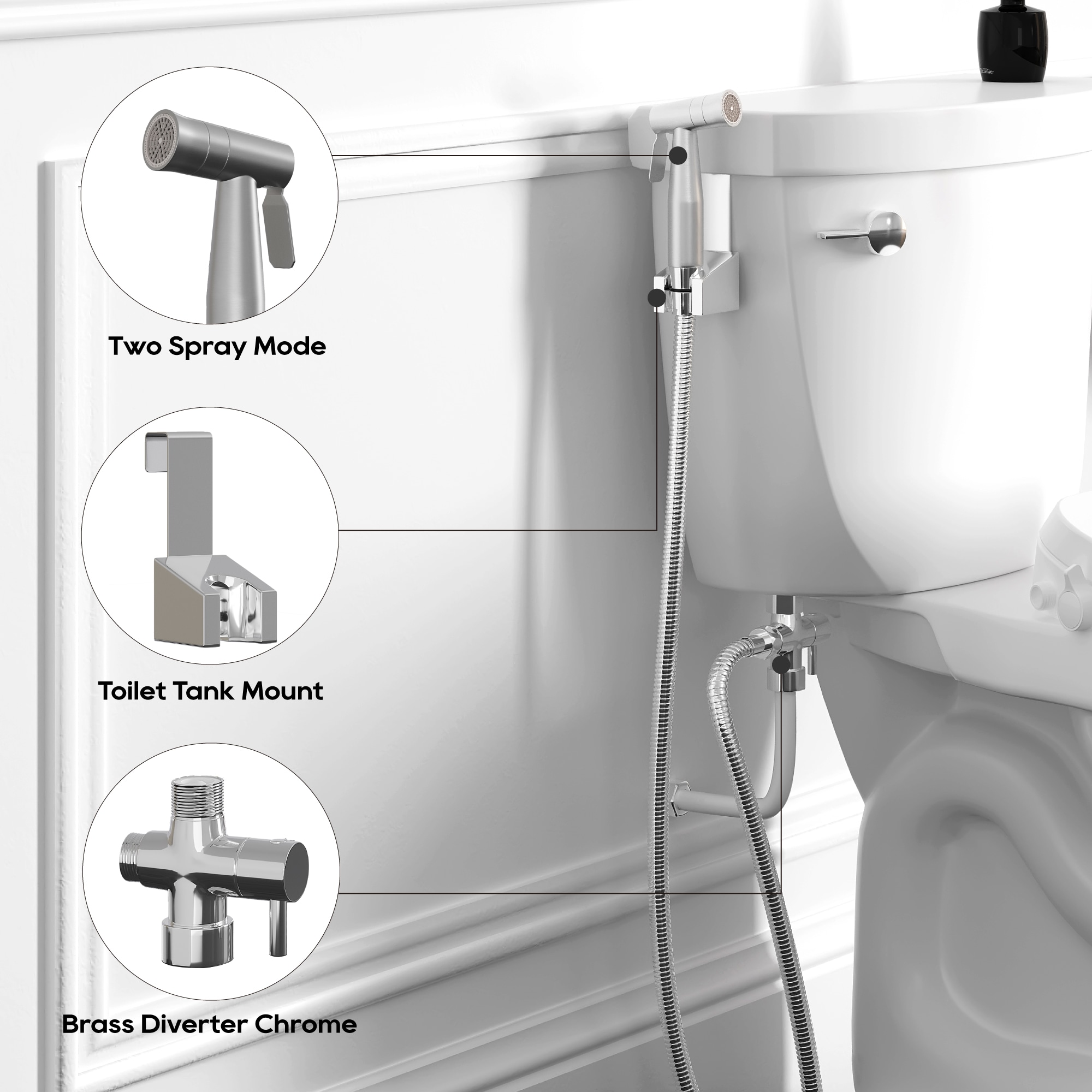 DELUXE LIVING BS0004 Handheld-Bidets - View #2