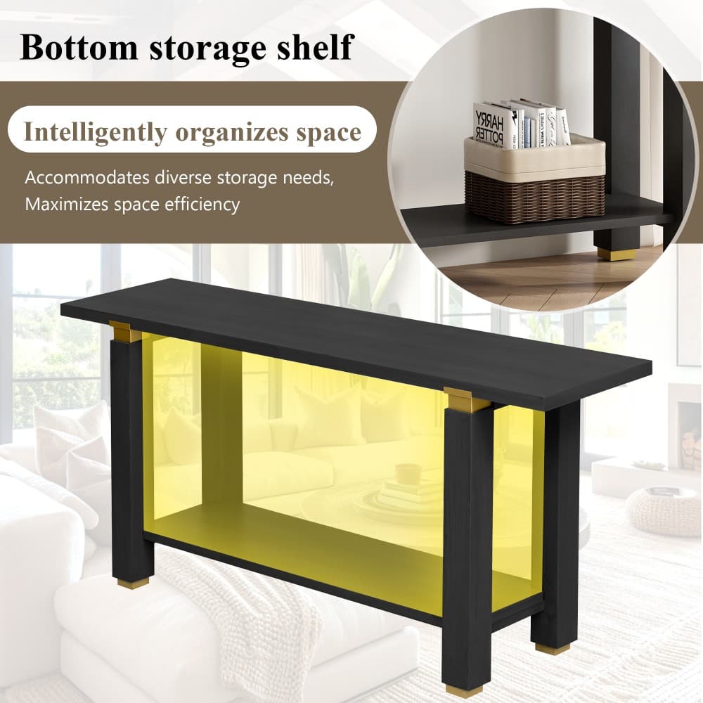 Coolbibila OTTO-CONSOLE-BLACK Console-Sofa-Tables - View #4
