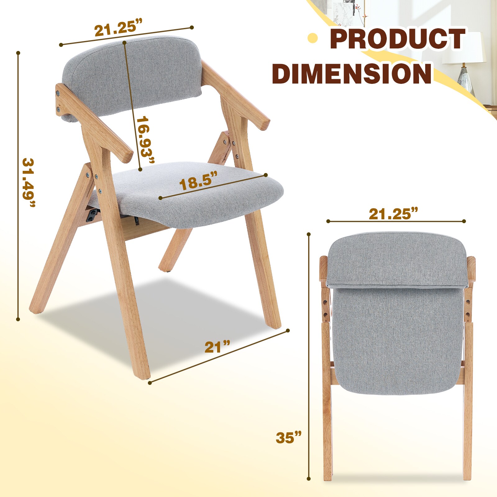 LOVMOR SF-L-2106-LG Folding-Chairs - View #7