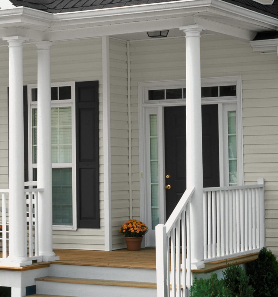 Georgia-Pacific Compass Double 4.5-in Dutch Lap Pearl Vinyl Siding ...