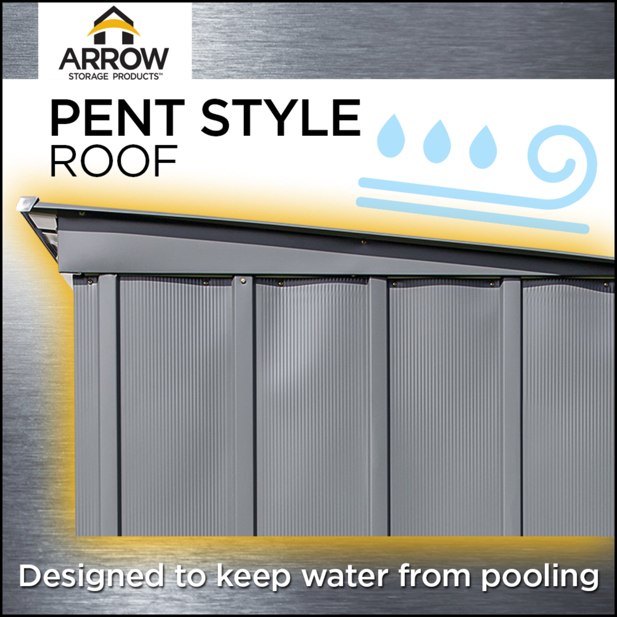 Arrow CLP104CC Metal-Storage-Buildings-Sheds - View #4