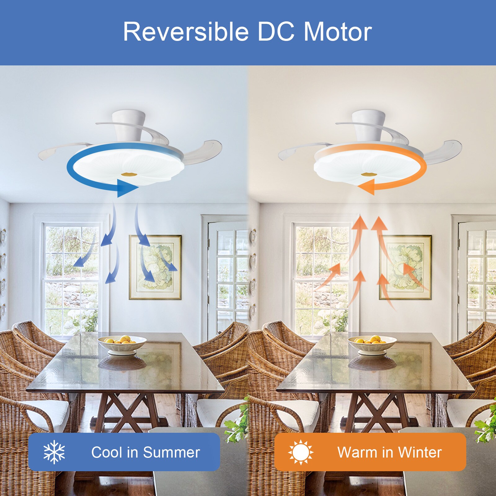 Dovanpaul 235-42B-WH Ceiling-Fans - View #5