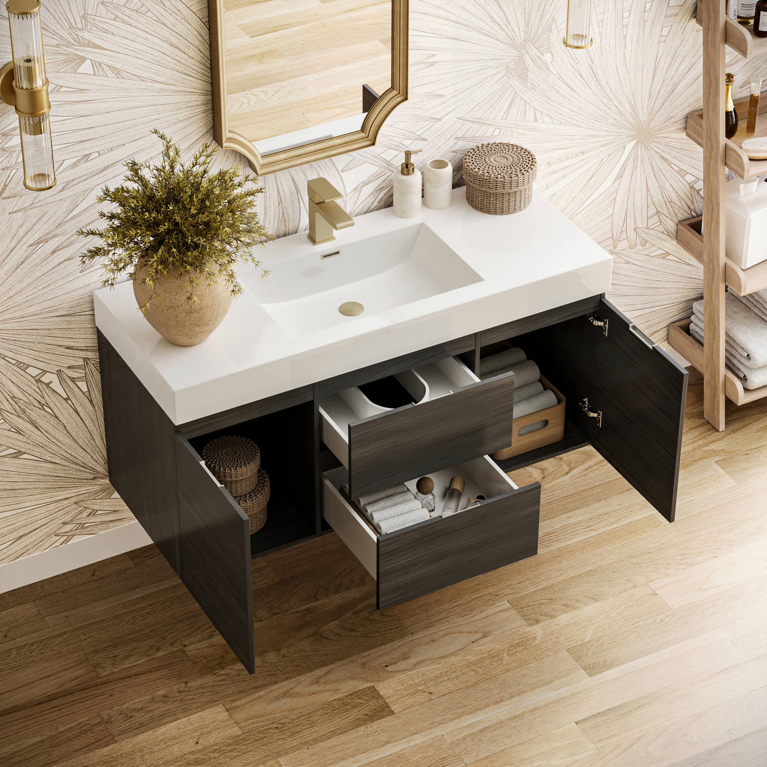 Fresca FCB8348GO-I Bath-Vanity-Combo - View #3