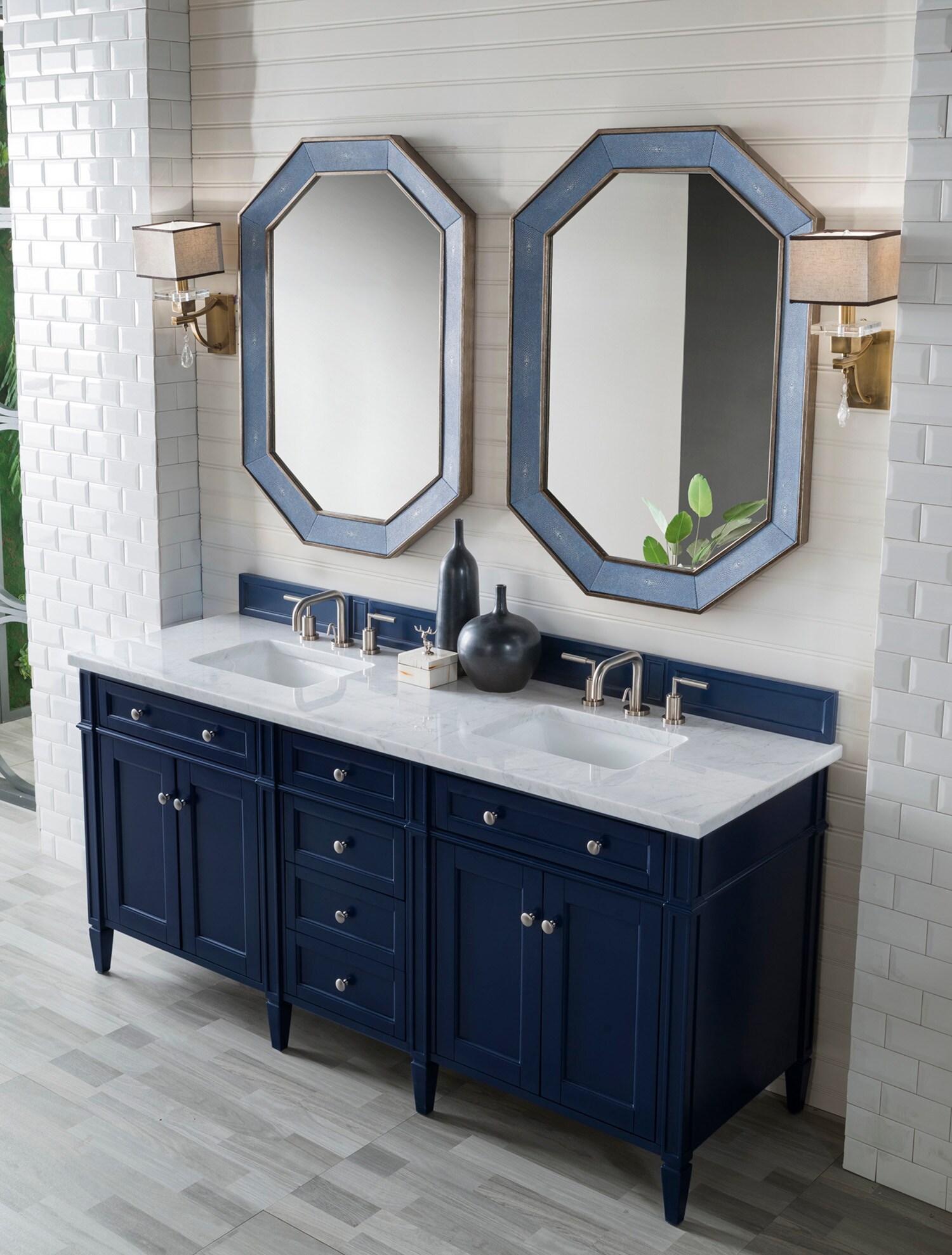 James Martin Vanities 650-V72-VBL-3CAR Bath-Vanity-Combo - View #3