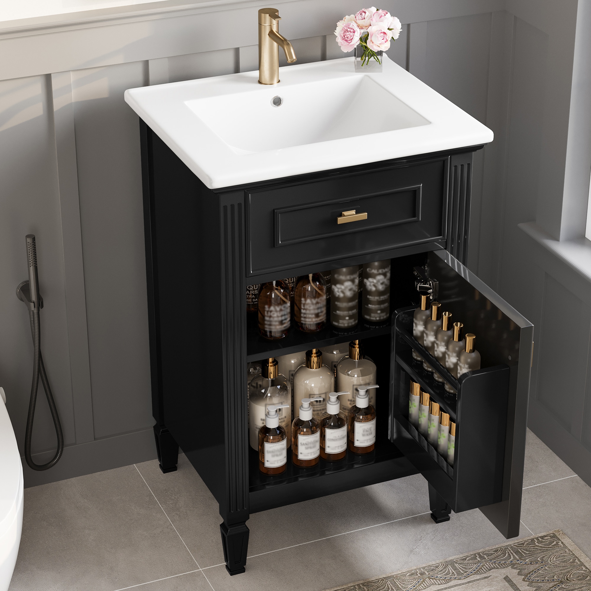 WELLFOR WA-MBF-6036 Bath-Vanity-Combo - View #3