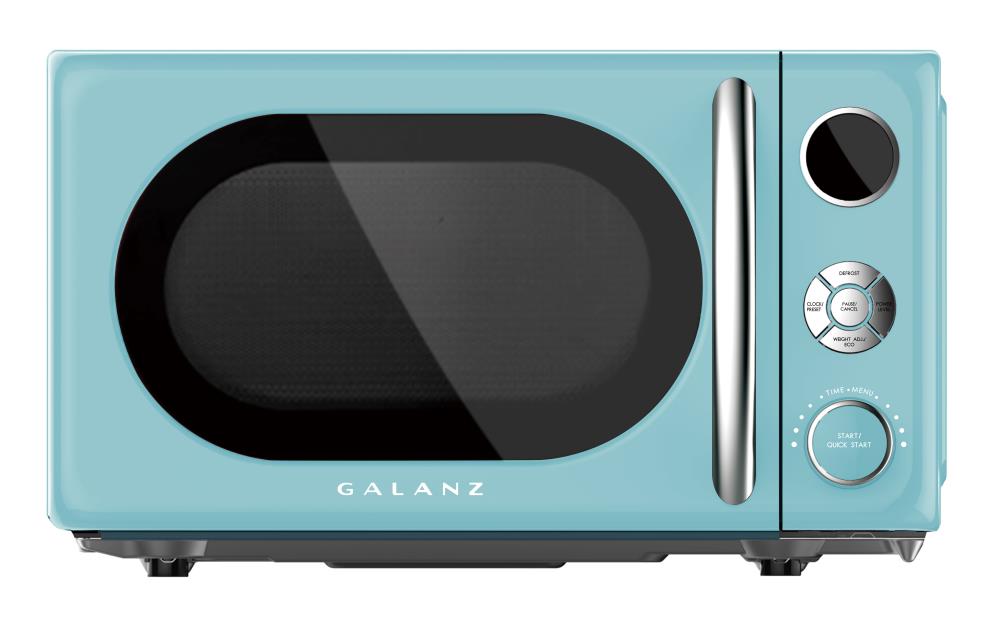 Galanz Retro microwave design 0.7-cu ft 700-Watt Countertop Microwave  (Bebop Blue) at