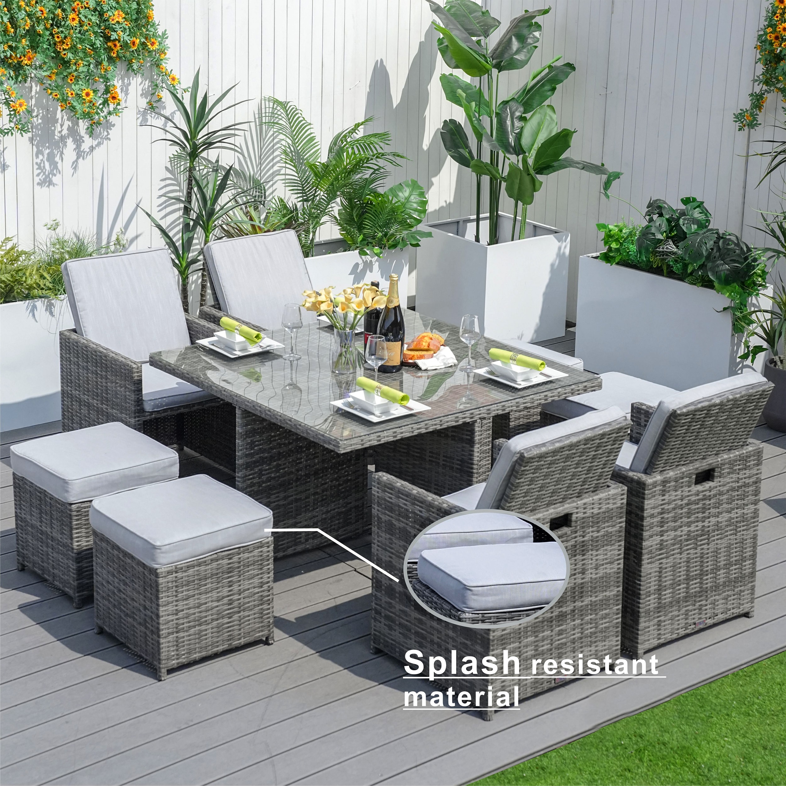 Moda Furnishings MOD-3233B-G Patio-Dining-Sets - View #7
