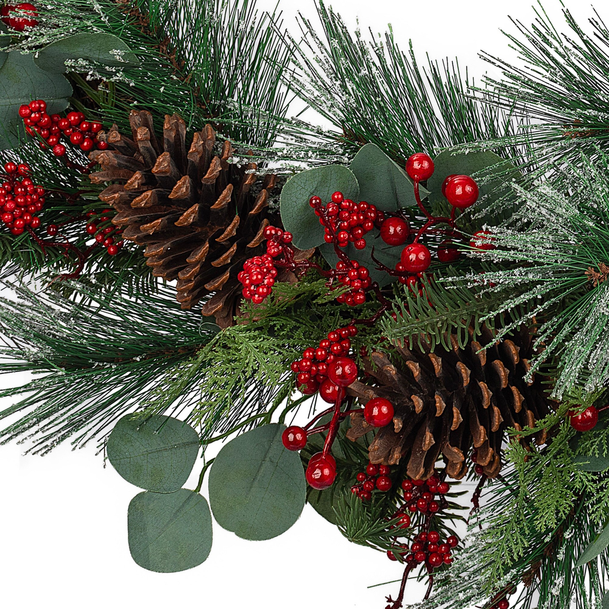 Holiday Living 88T0147A Artificial-Christmas-Wreaths - View #4