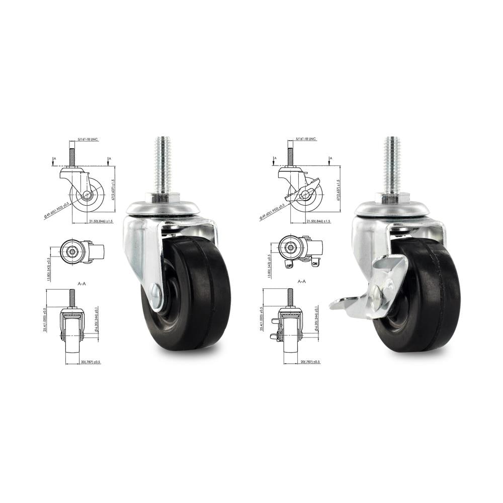 Outwater 3P1.14.00082 casters - View #2