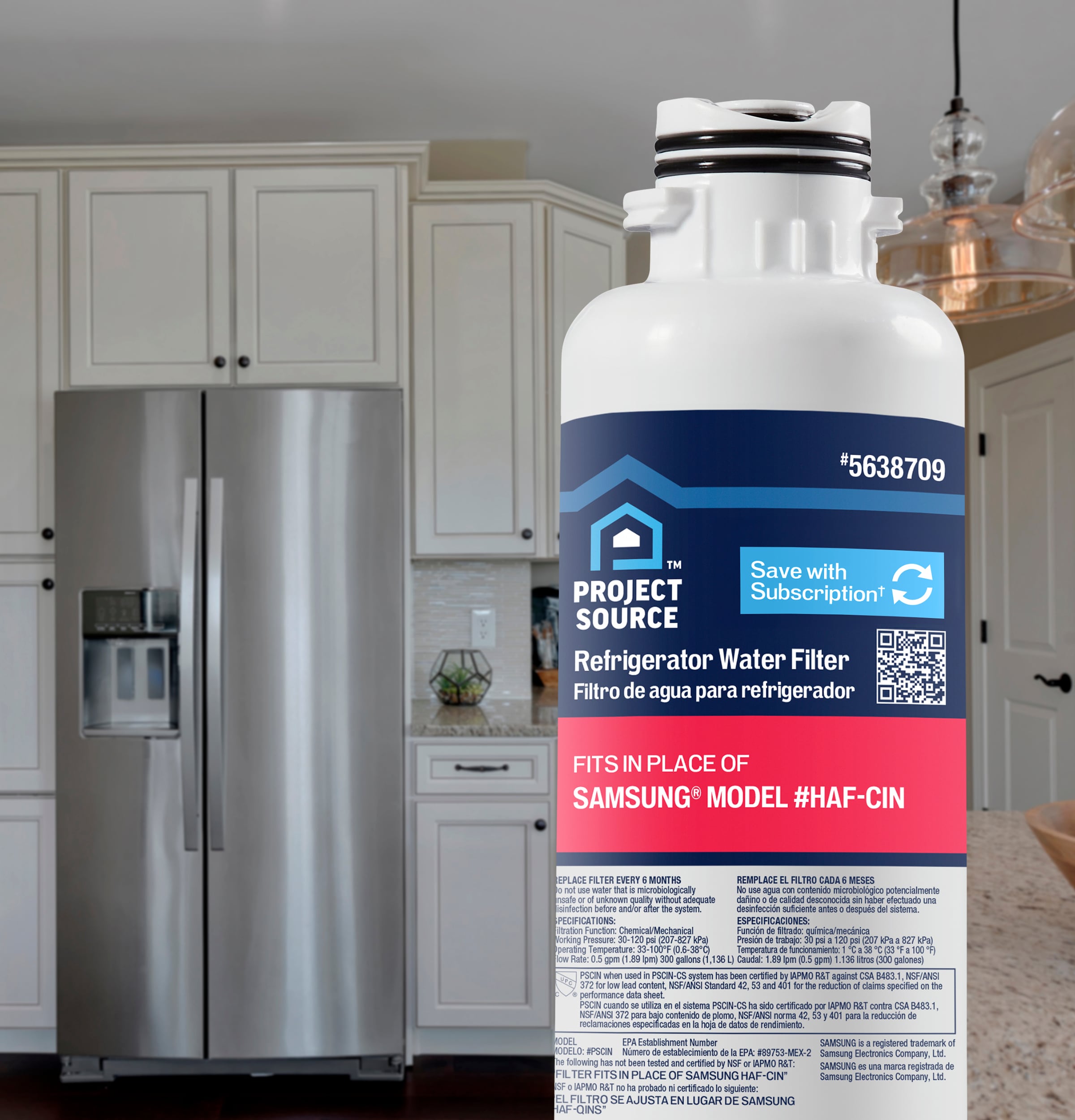 Project Source PSCIN Refrigerator-Water-Filters - View #3