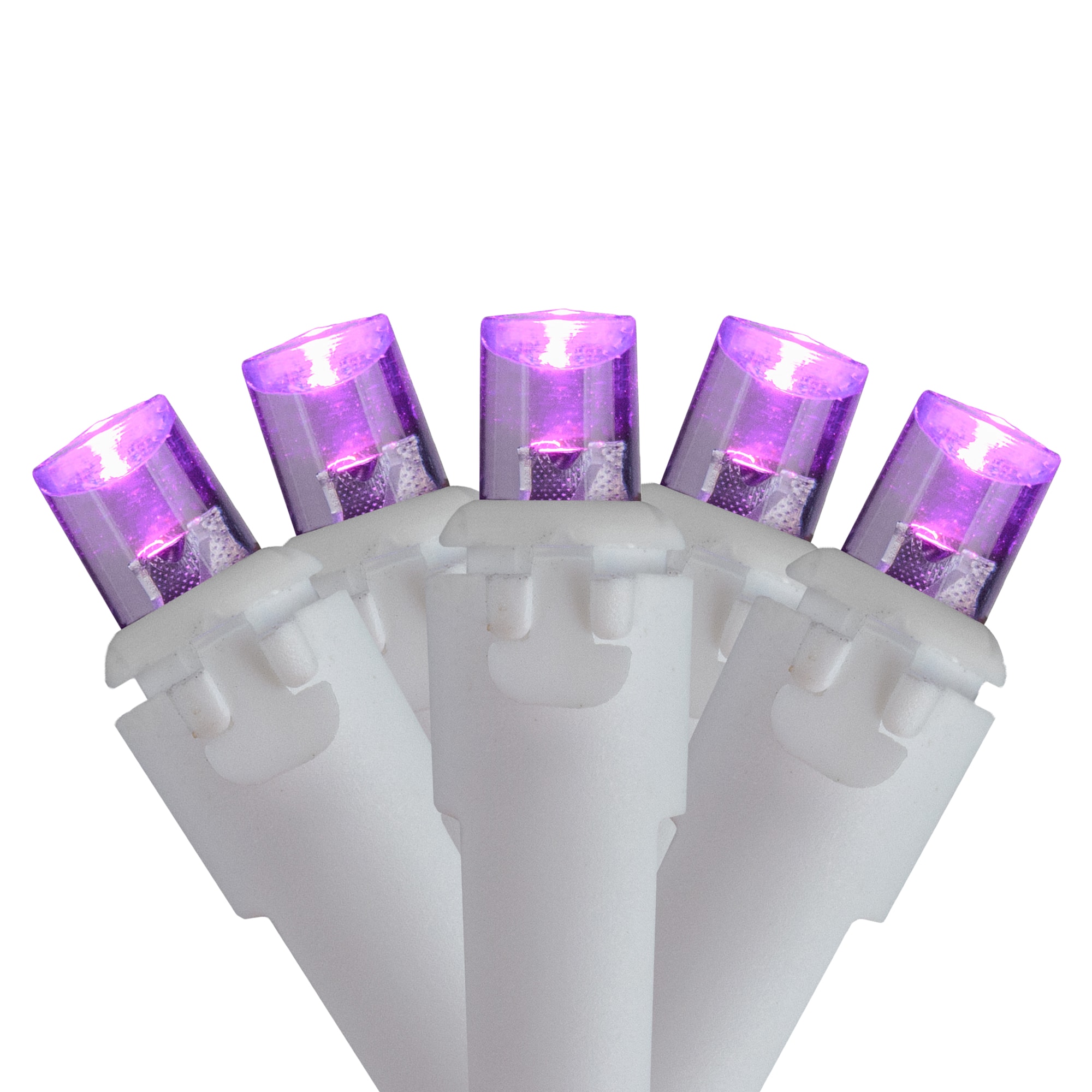 Northlight 32608202 50 -Count 16.25-ft Purple LED Plug-In Christmas String Lights