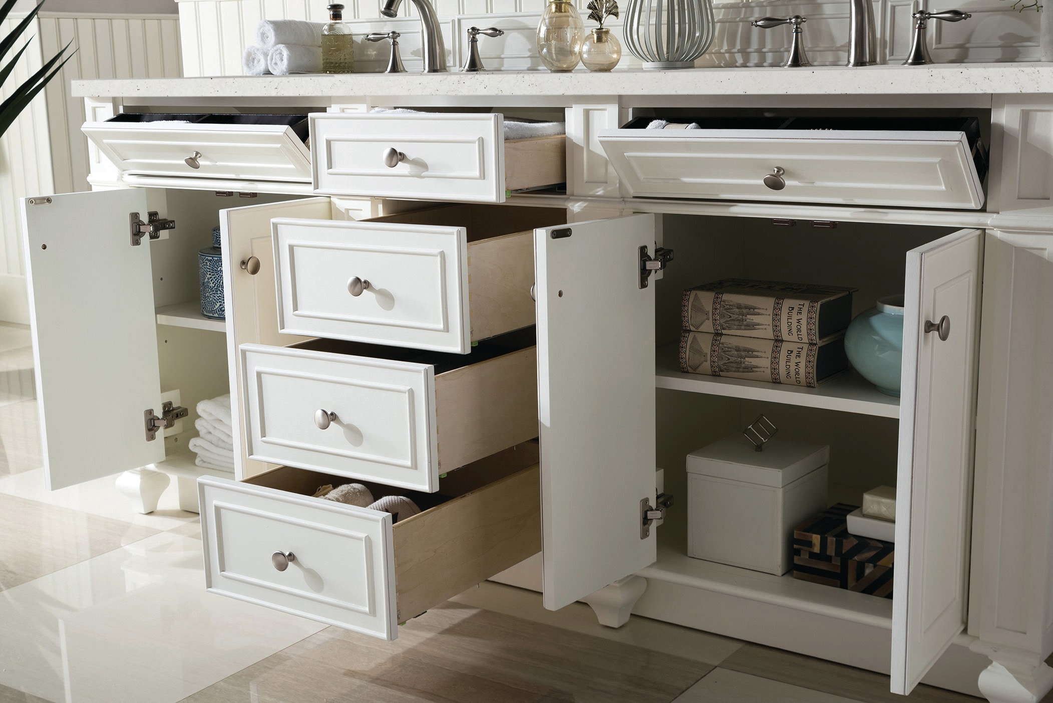 James Martin Vanities 157-V72-BW-3LDL Bath-Vanity-Combo - View #4