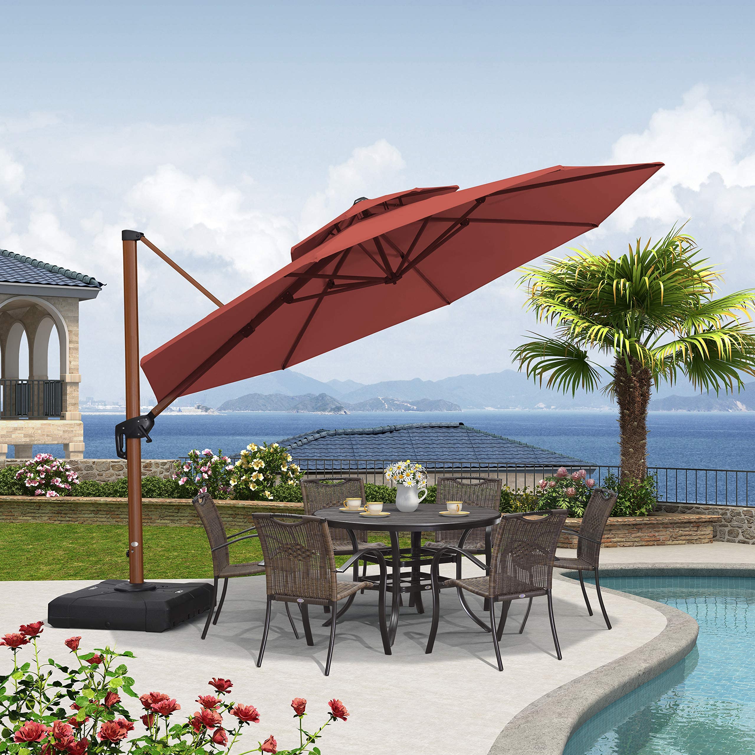 PURPLE LEAF LSGLRRM12-BR Umbrellas-2 - View #11