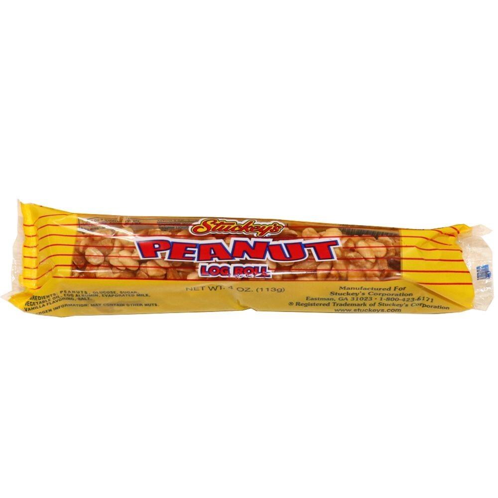 Stuckey's Peanut Log 4oz - Sweet and Salty Candy Bar with Real Caramel ...