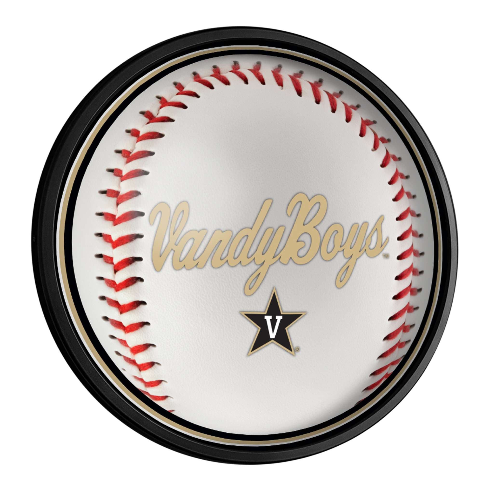 The Fan-Brand NCVAND-130-32 Vanderbilt Commodores Slimline Wall Lights 18-Inches Constant LED Game room Lighted Sign