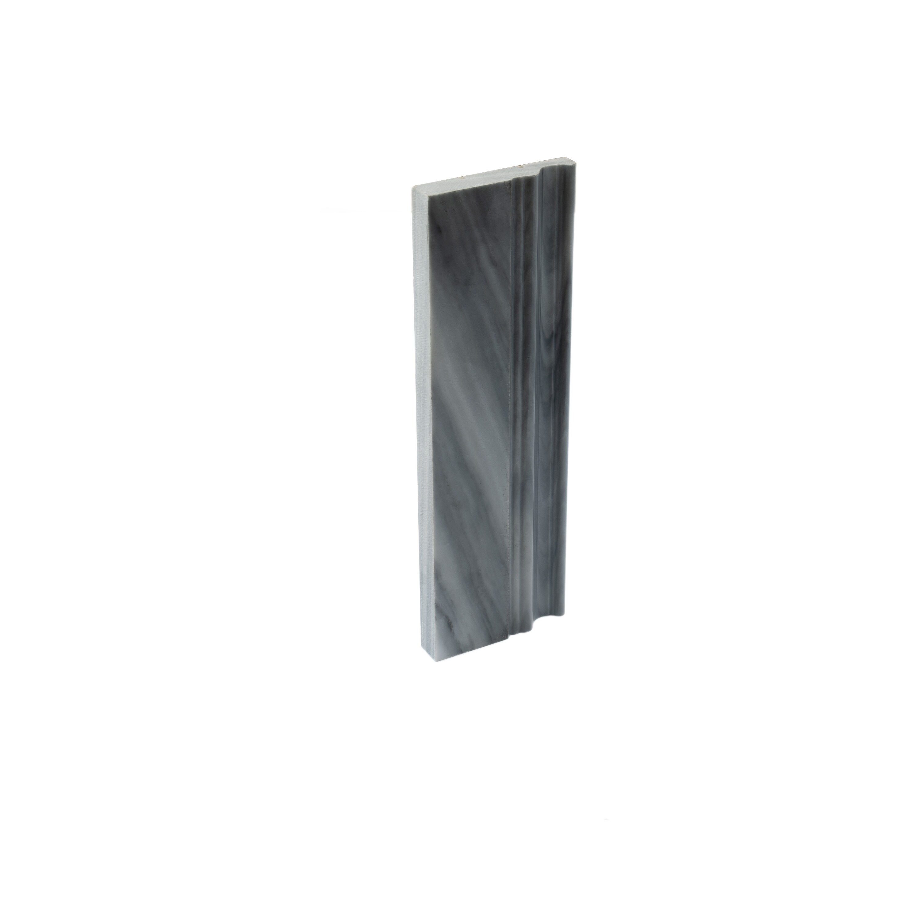 Apollo Tile 10 pack 4-in W x 12-in L Marble Polished Baseboard Tile Trim (3.33 Sq ft/case)