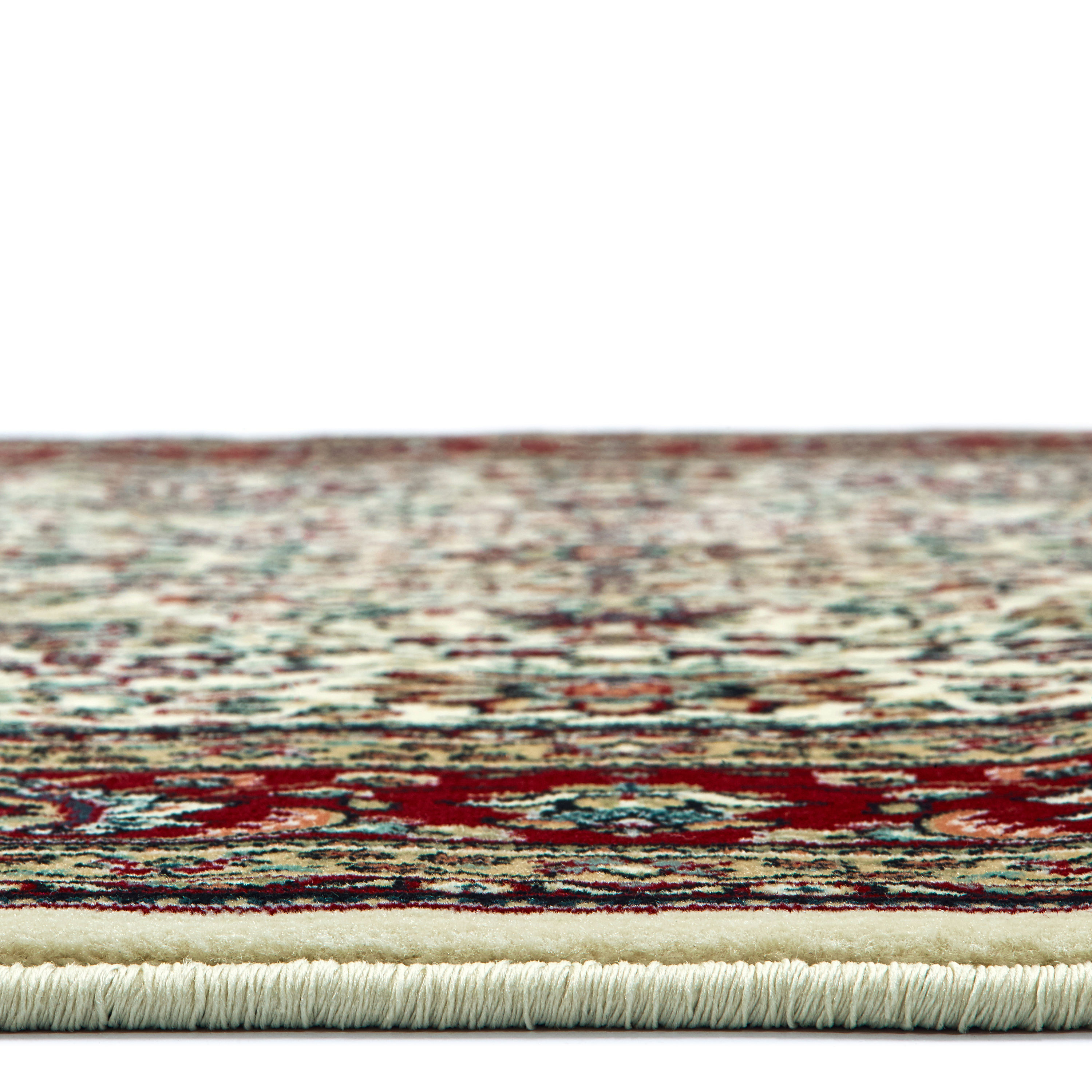 Style Selections Koralin 10 x 13 Red Indoor Floral/Botanical Oriental Area Rug | M005R10L
