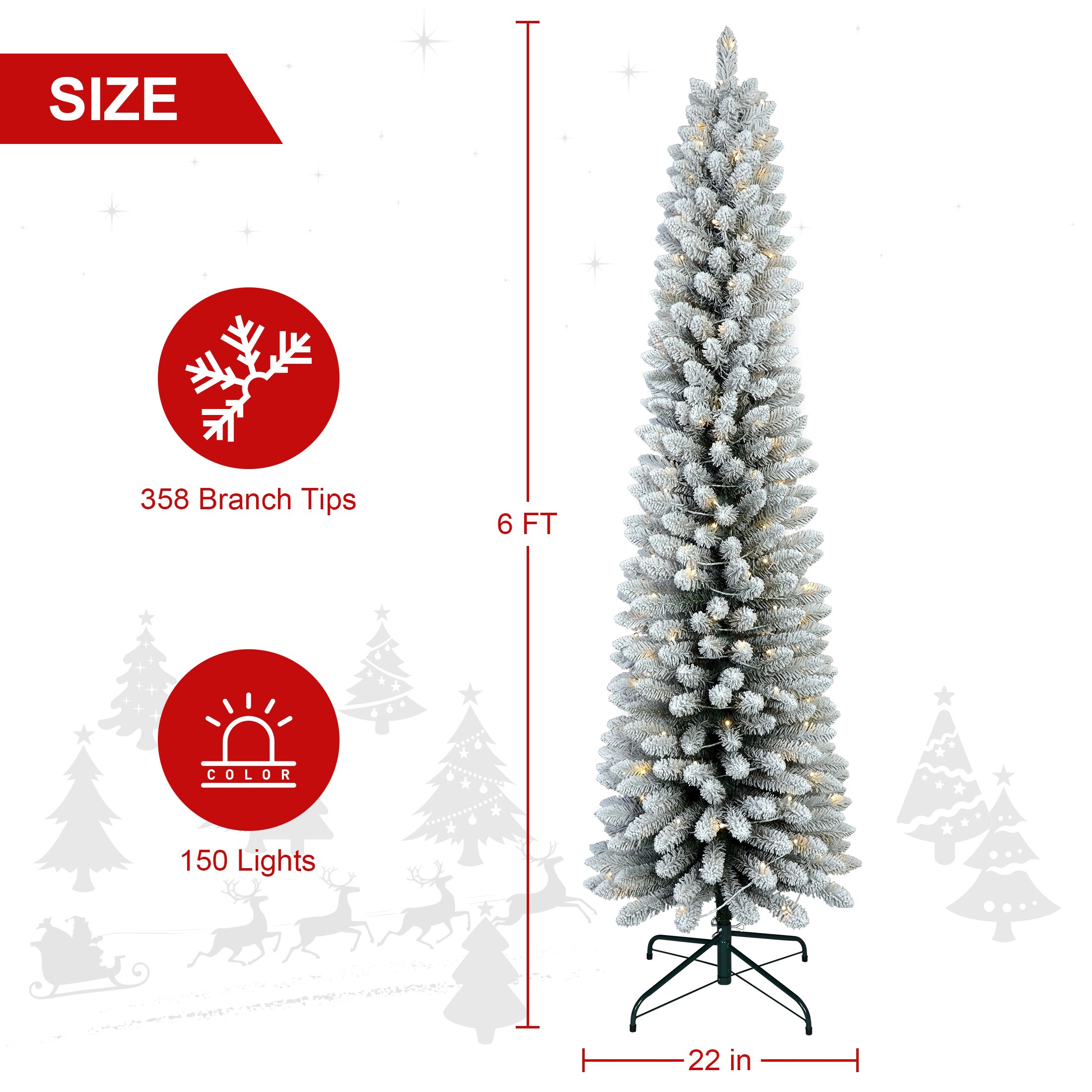 AAZJ NBC-CM73068 Artificial-Christmas-Trees - View #8