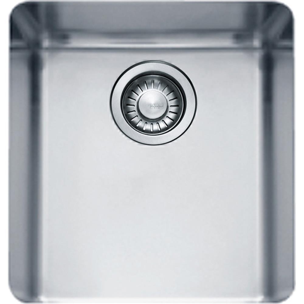 Franke KBX110-13 Kubus Undermount 14.5625-in x 16.9375-in Stainless Steel Single Bowl Kitchen Sink
