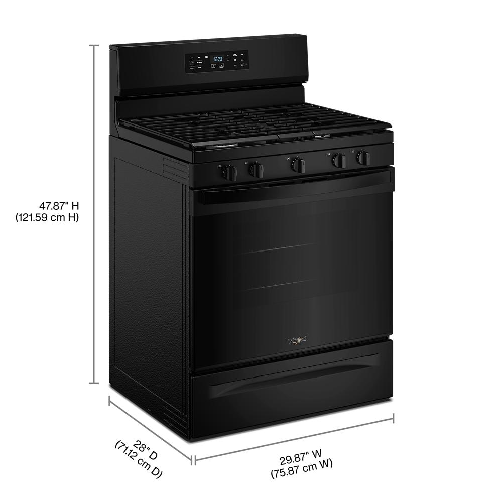 Whirlpool WFGS4530SB Freestanding-Gas-Ranges - View #4