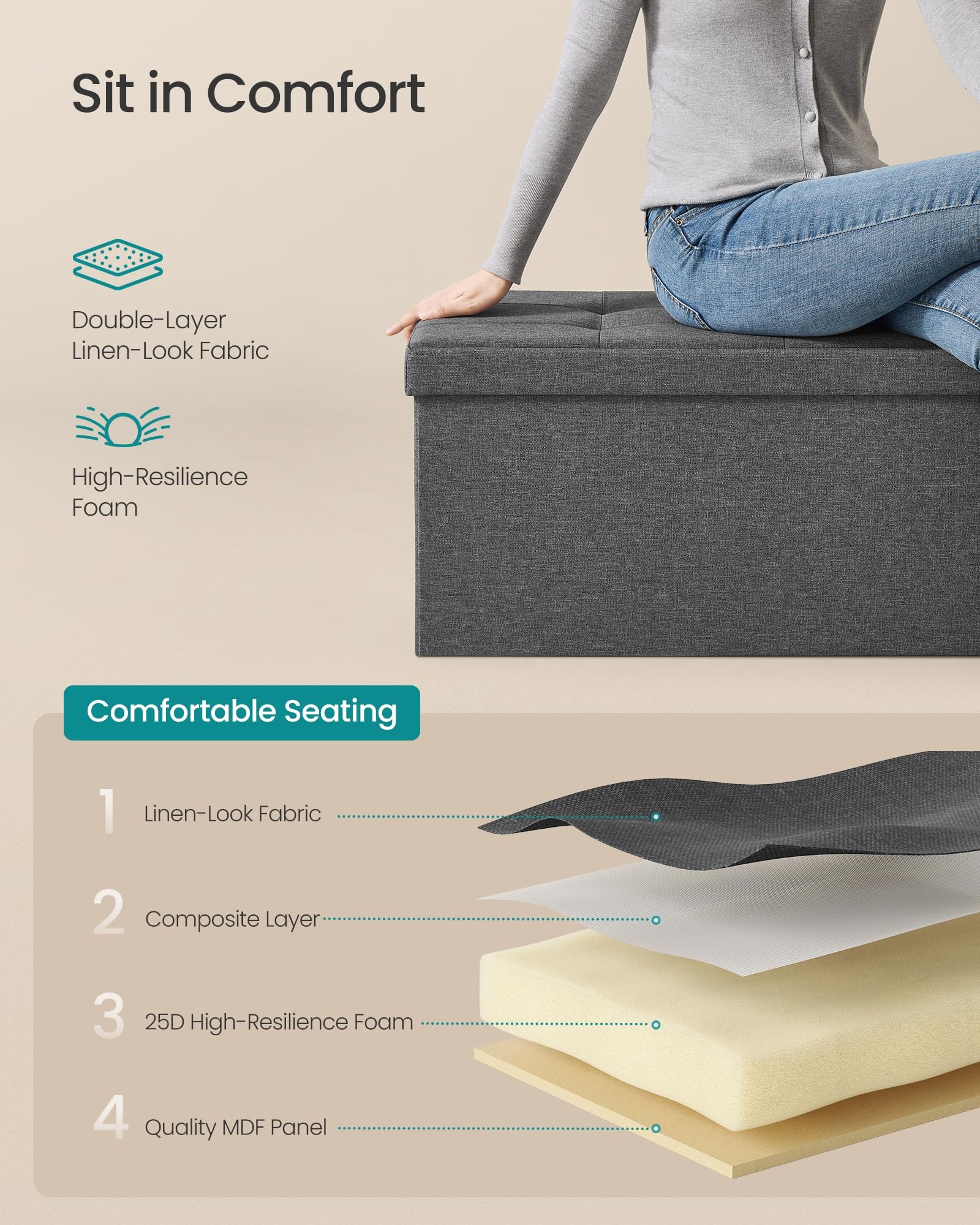SONGMICS HOME LSF77KV1 End-Tables - View #4