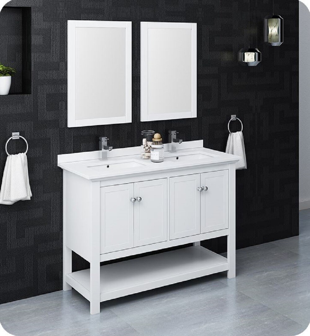 Fresca FVN2348WH-D Bath-Vanity-Combo - View #3
