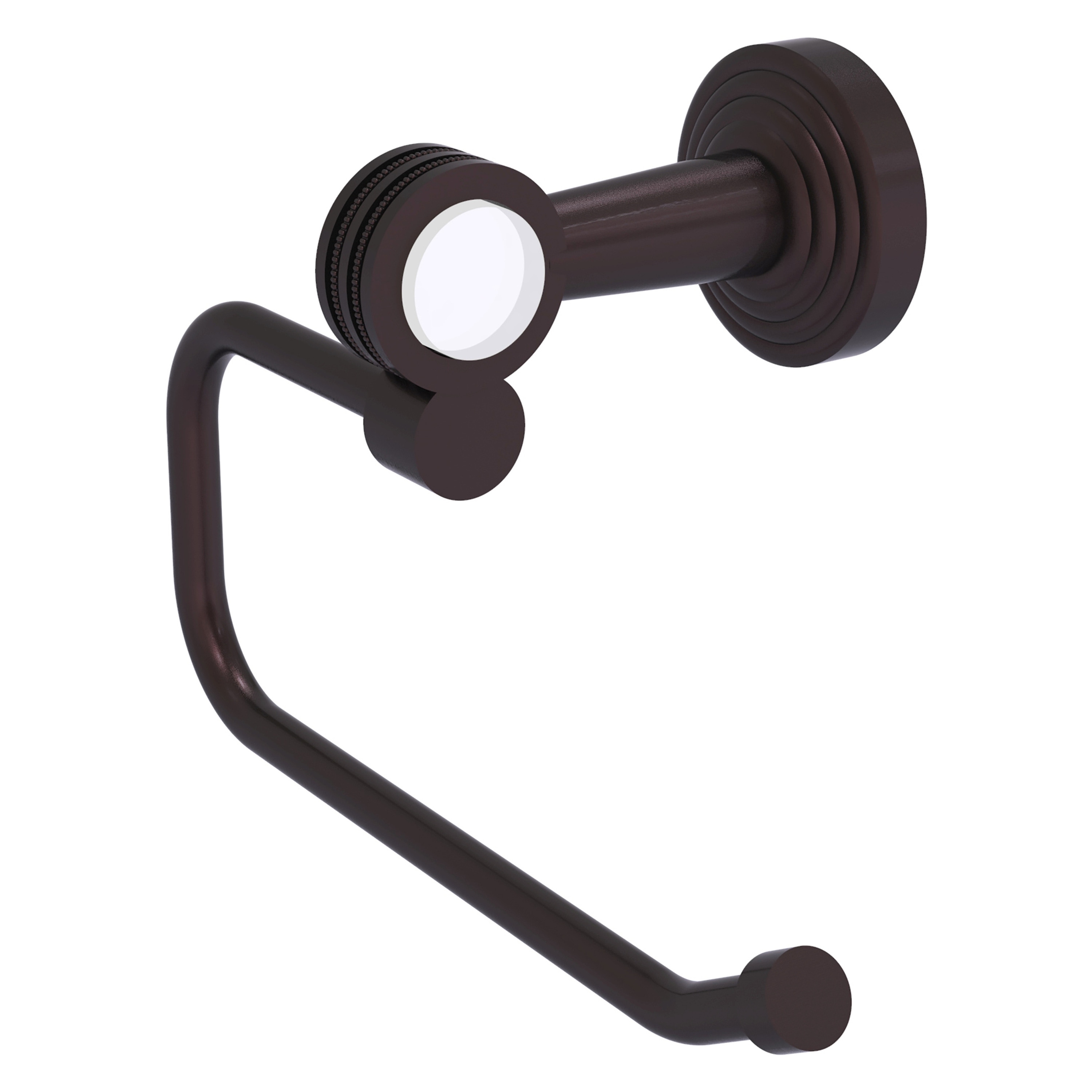 Allied Brass PB-24ED-ABZ Pacific Beach Antique Bronze Wall mount Single post Toilet Paper Holder 1 -Rolls