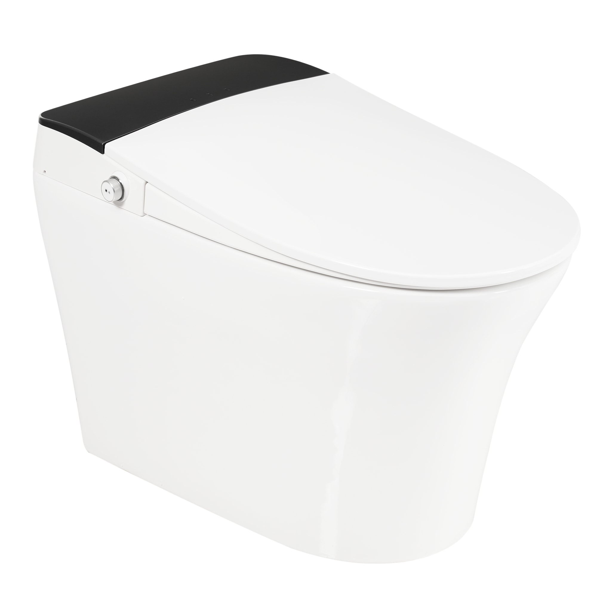 BEARSOLIM - Heated Seat Smart Toilet Automatic Flush Toilet Night Light Knob Control Power Outage...
