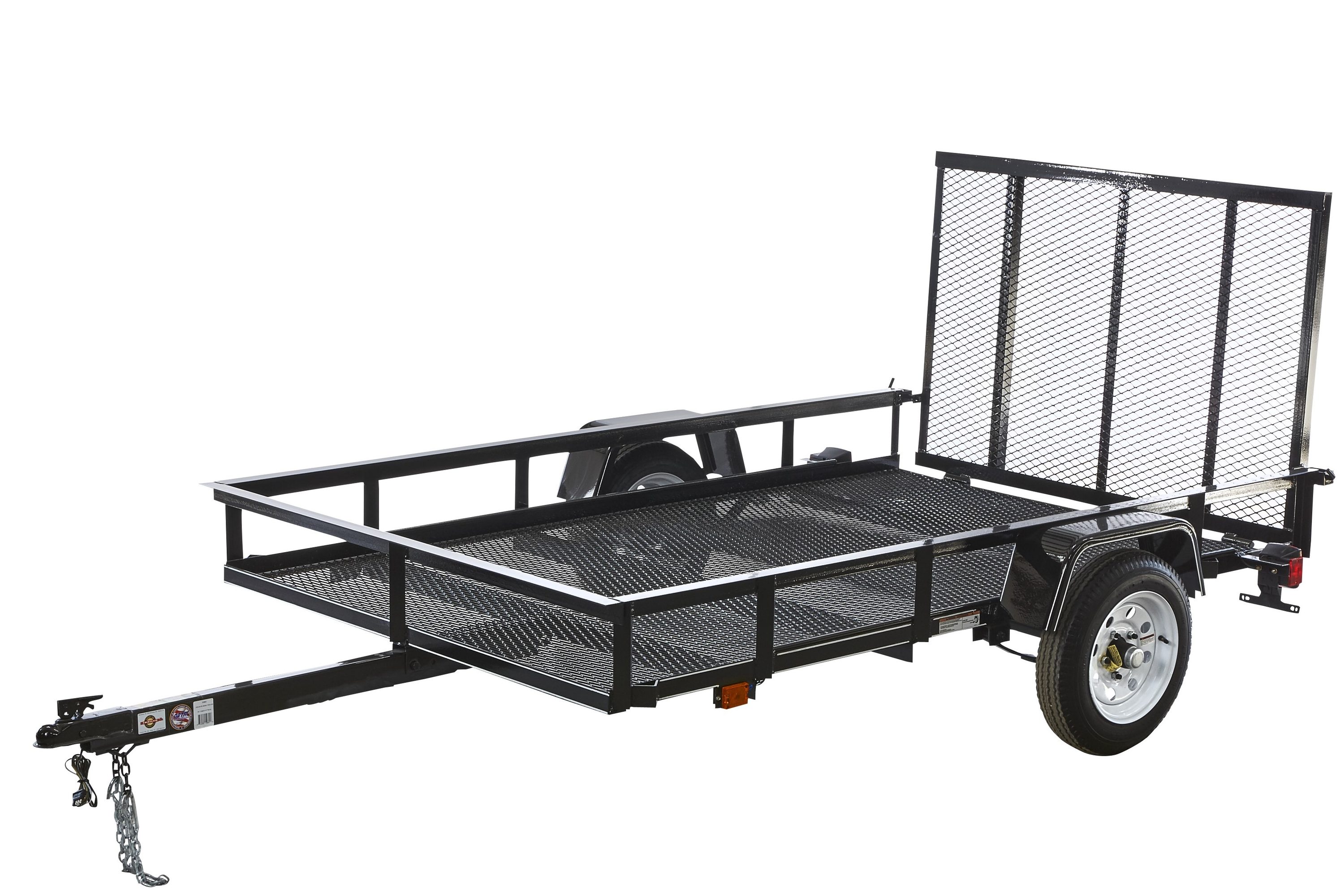 Carry-On Trailer 5-ft x 10-ft Steel Mesh Utility Trailer with Ramp