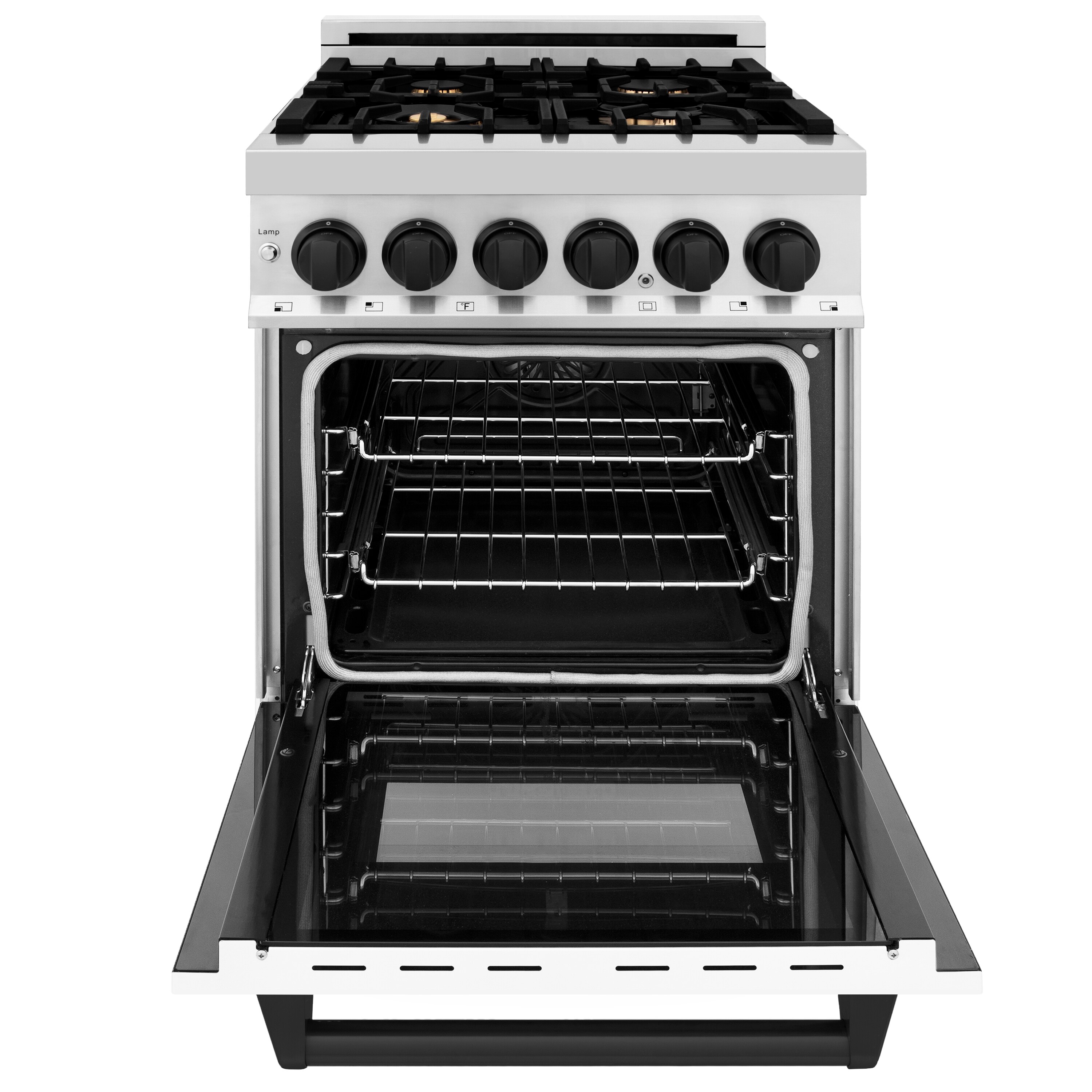 ZLINE KITCHEN & BATH RAZ-WM-24-MB Dual-Fuel-Ranges - View #5