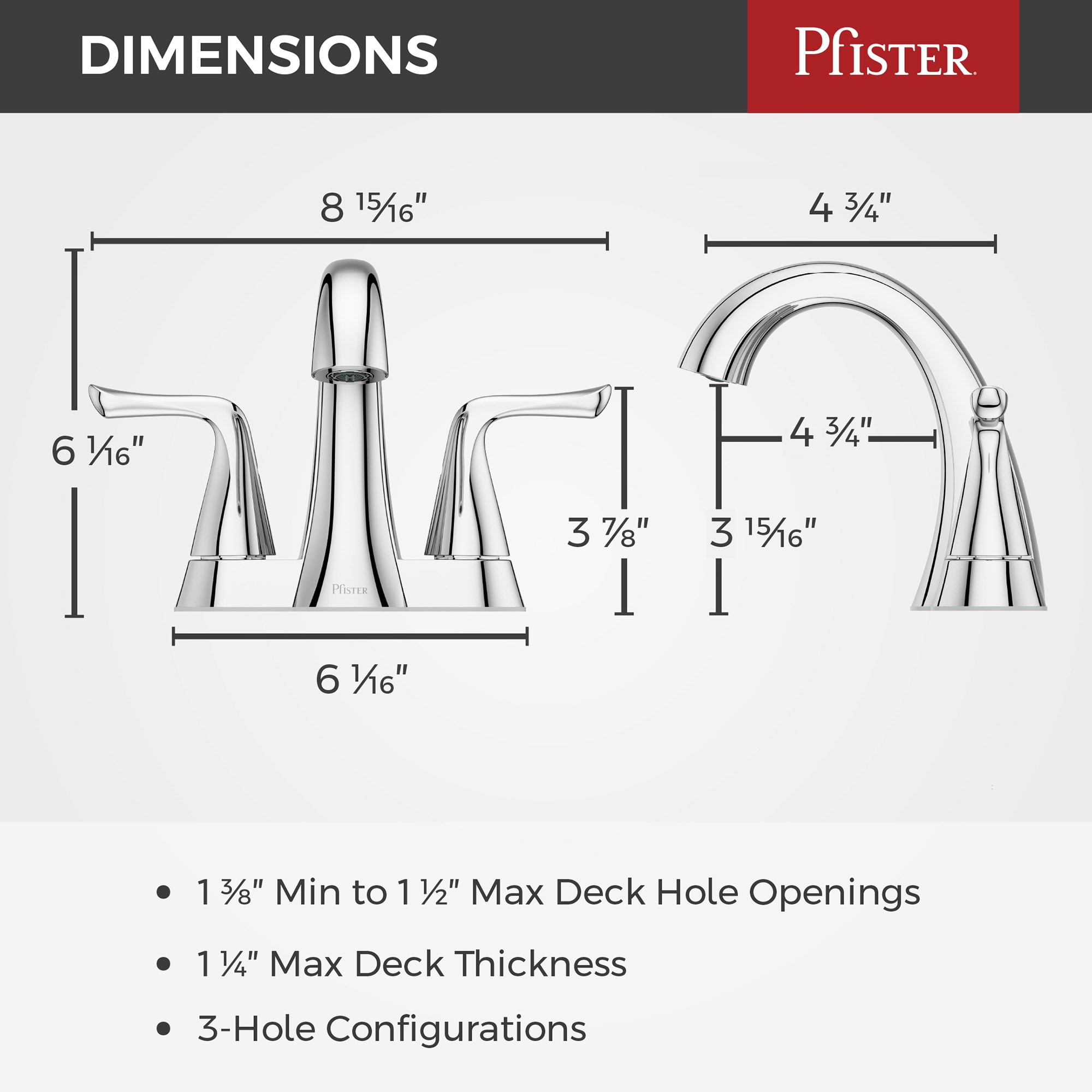 Pfister LF048MALCC Lavatory-Faucets - View #3