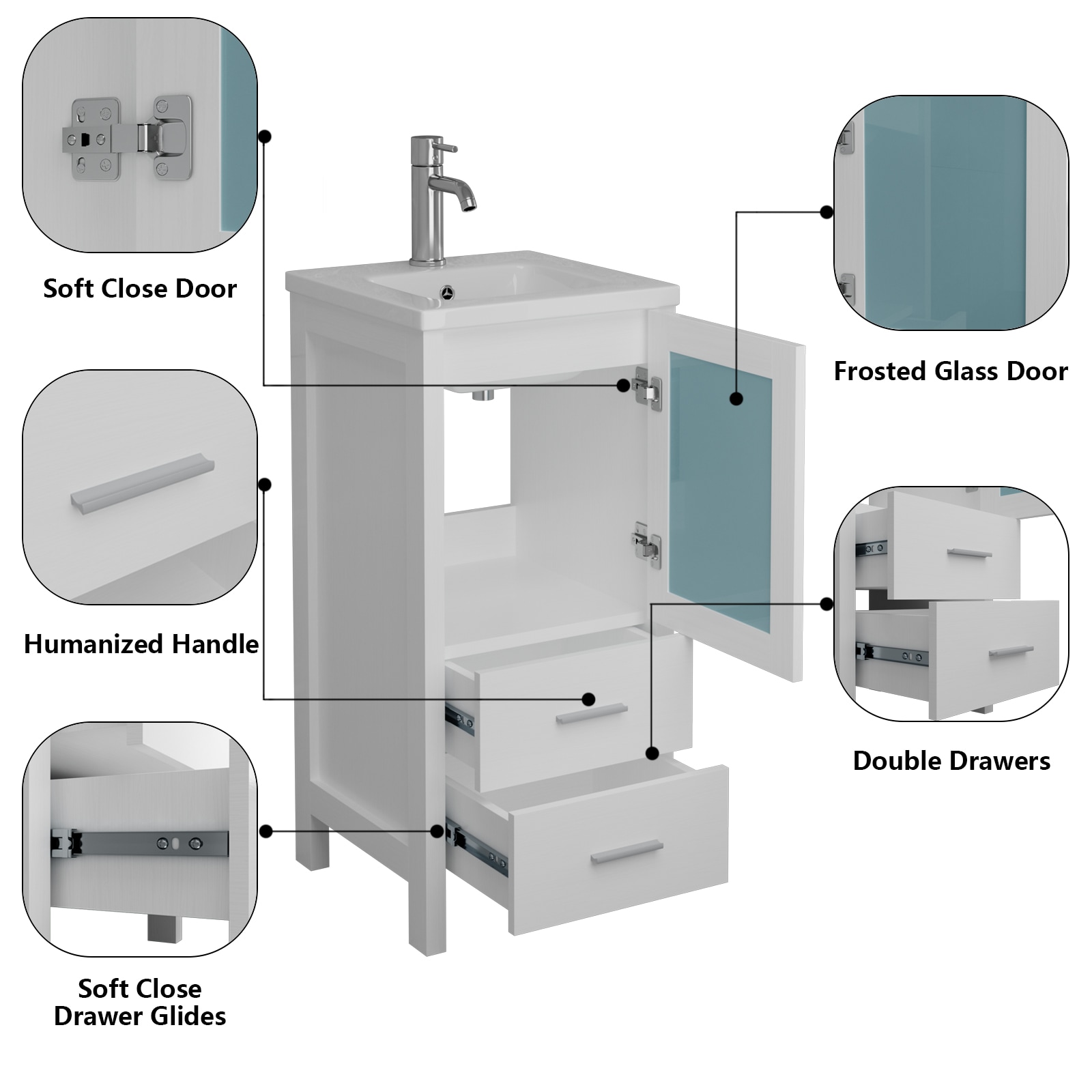 WONLINE USBR4787&USBR4788 Bath-Vanity-Combo - View #5