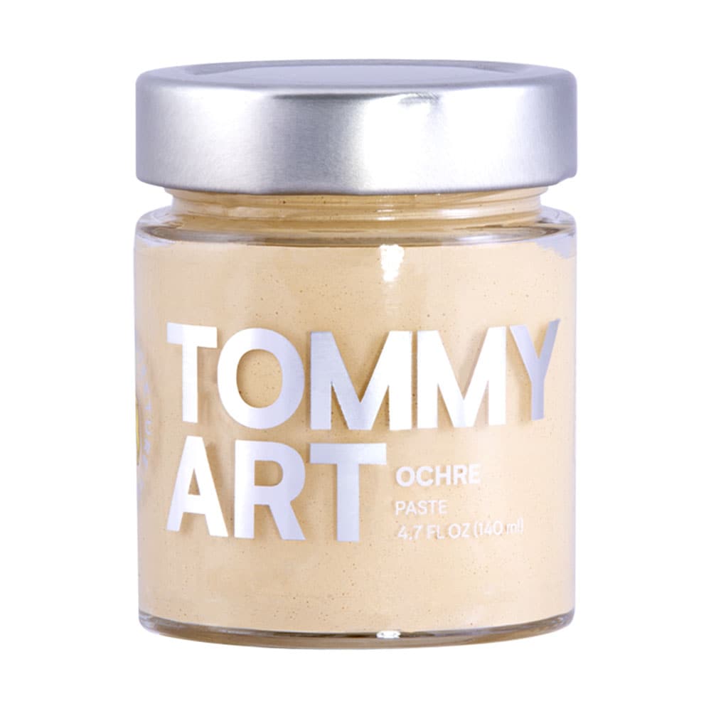 Tommy Art PT065-140 Water-based Pre-tinted Low Odor Texture- Ochre Paste 140ml Paint (4-oz)