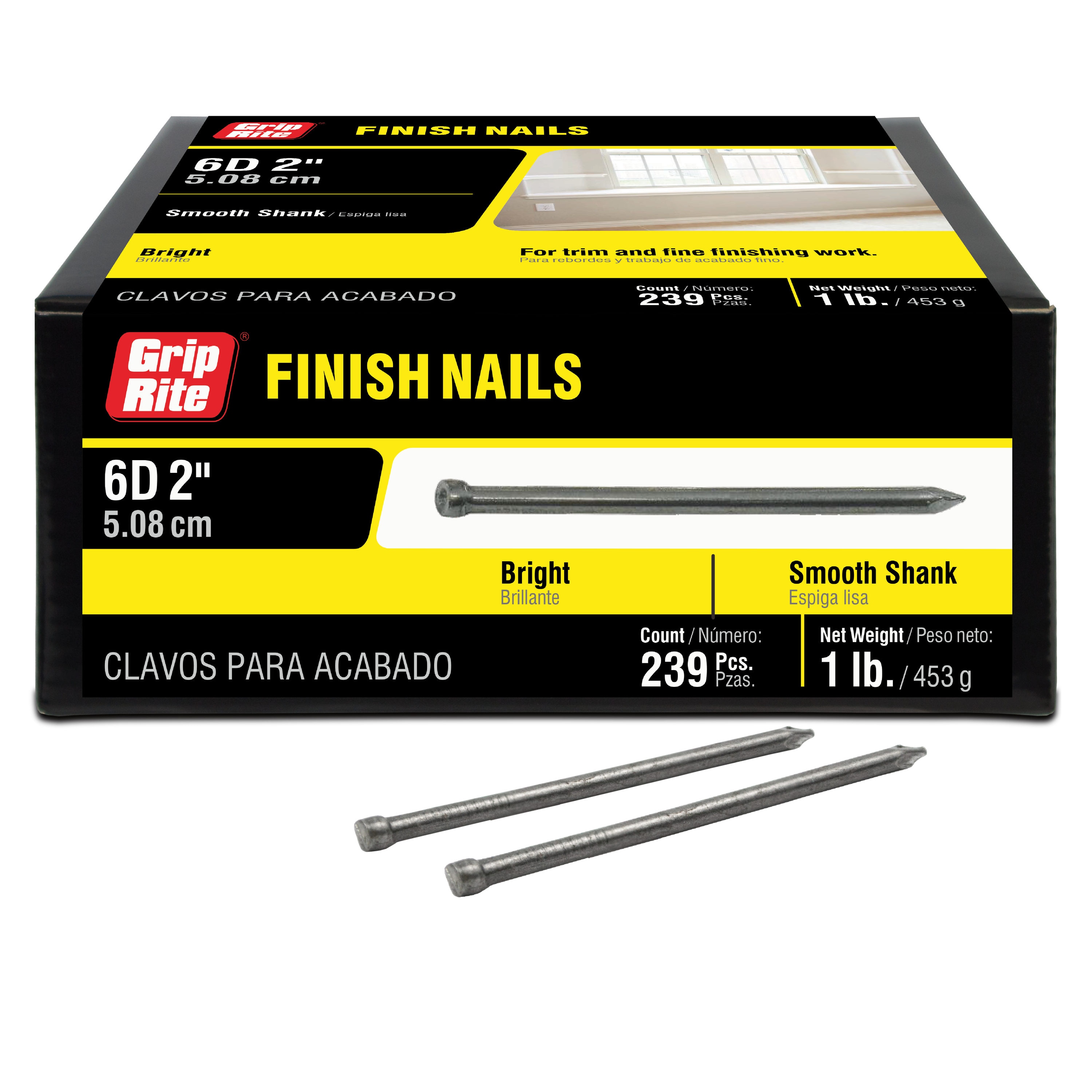 Grip Rite 114EGRFG1 Pro-Fit 0 Roofing Nail, 11 Ga X 1-1/4 in, Steel,  Electro-Galvanized, 1-1/4